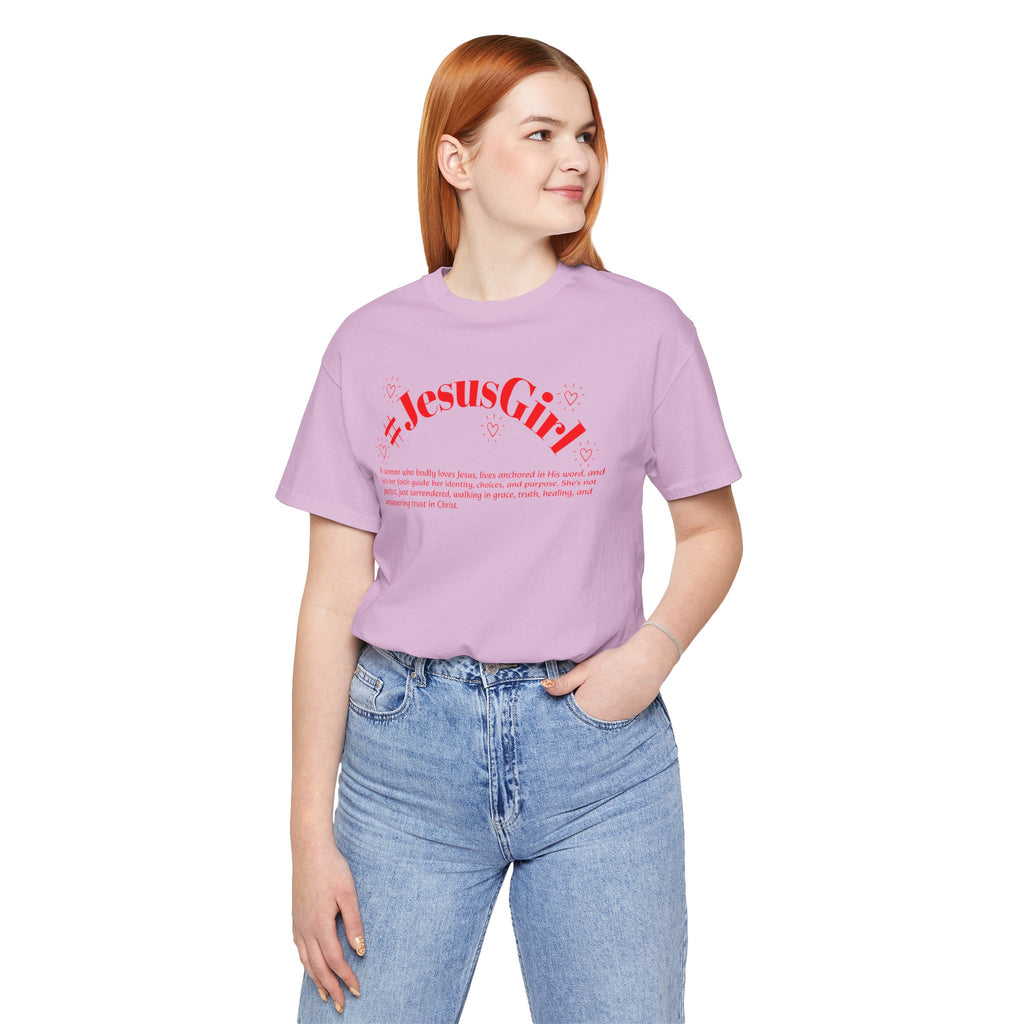 Jesus Girl Definition T-Shirt — #JesusGirl Faith Tee