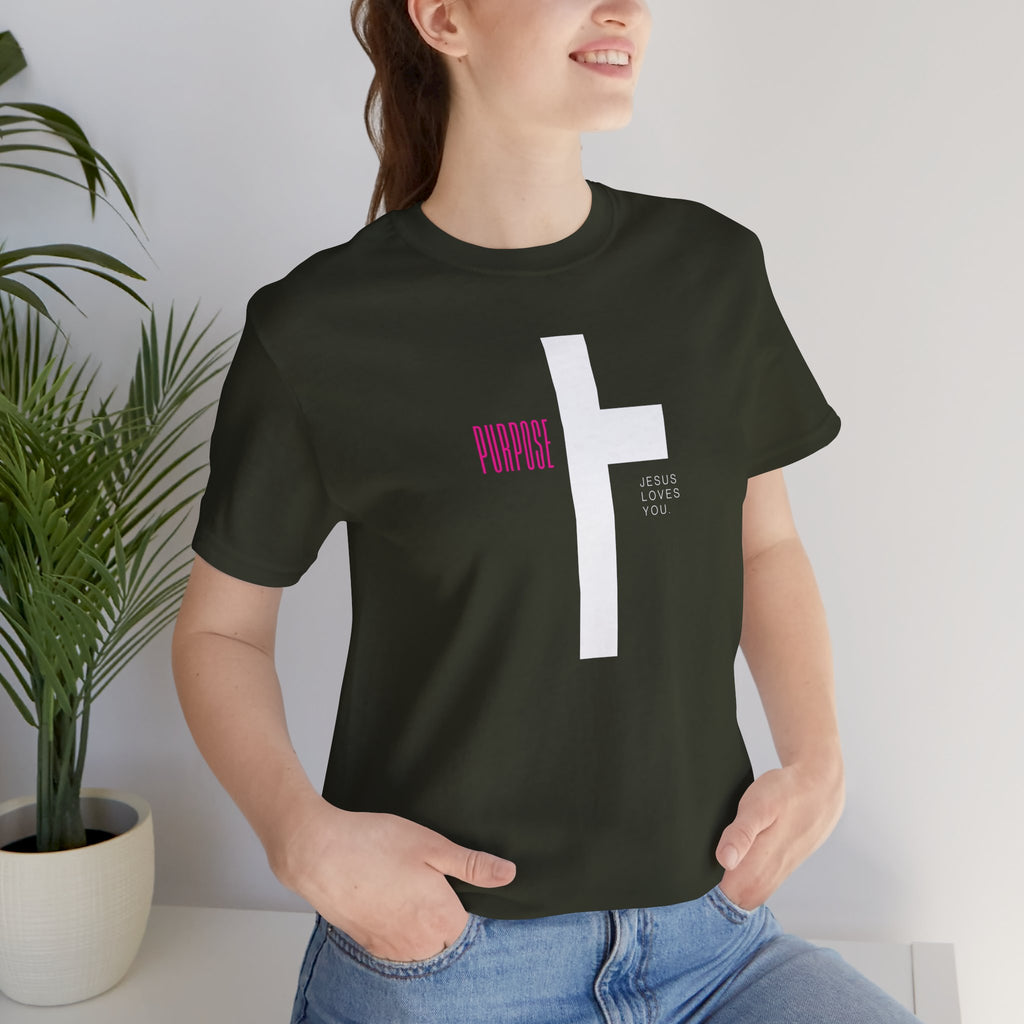 Walk With A Purpose Cross Graphic T-Shirt