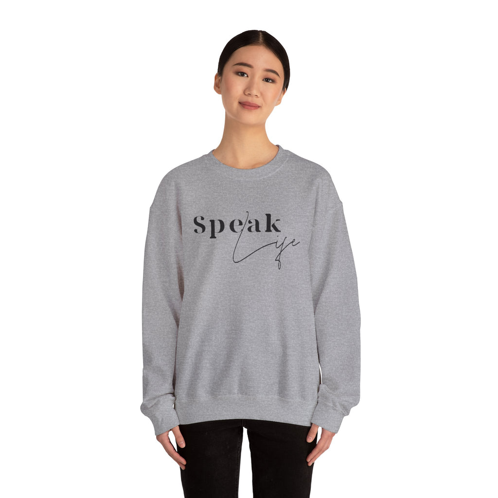 Speak Life Over Yourself Unisex Sweatshirt