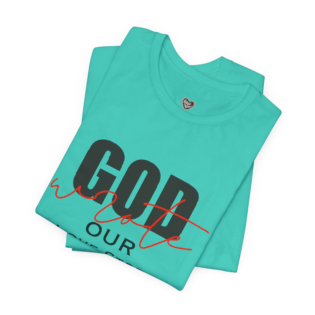 God Wrote Our Love Story Couple's T-Shirt