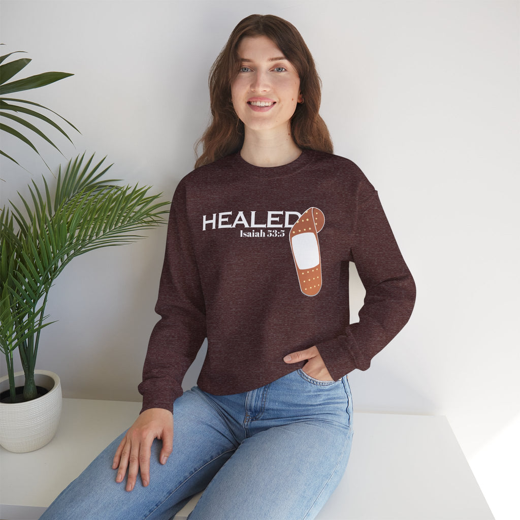 Healing Is Done- Isaiah 53:5 Unisex Sweatshirt
