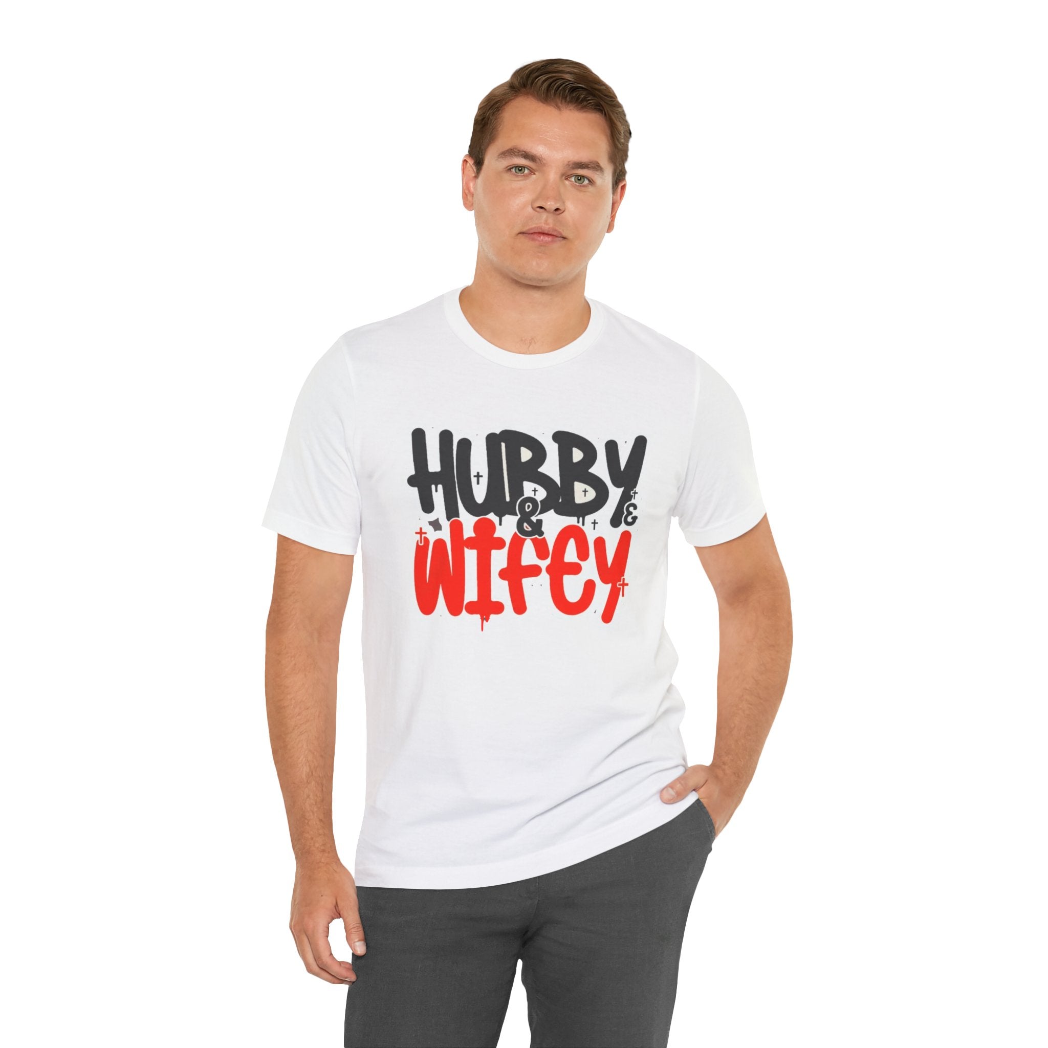 Hubby & Wifey Cute Couple’s Tee