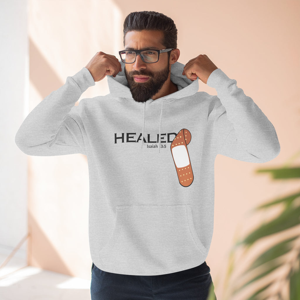 Healing Is Done - Isaiah 53:5 Unisex Fleece Hoodie
