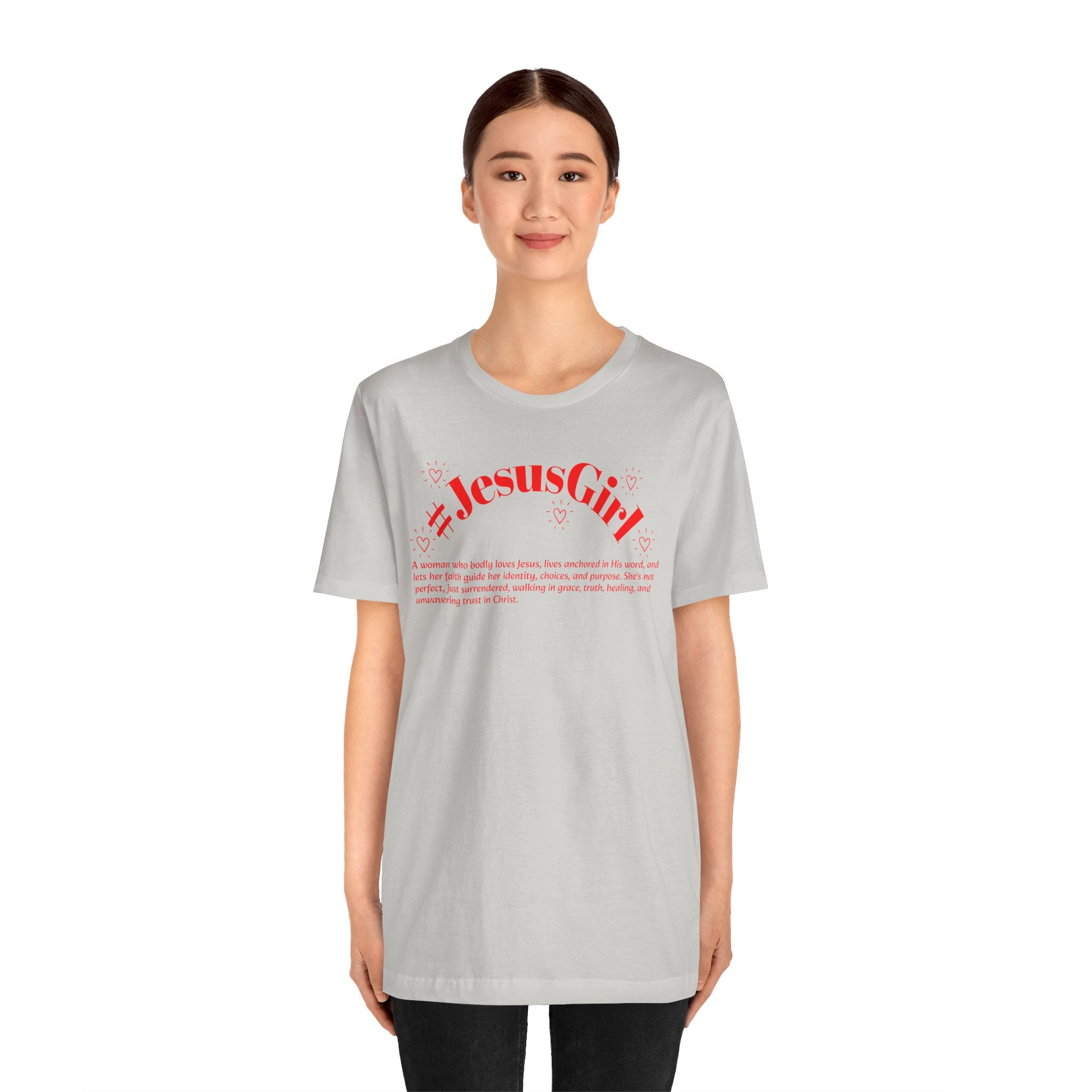 Jesus Girl Definition T-Shirt — #JesusGirl Faith Tee