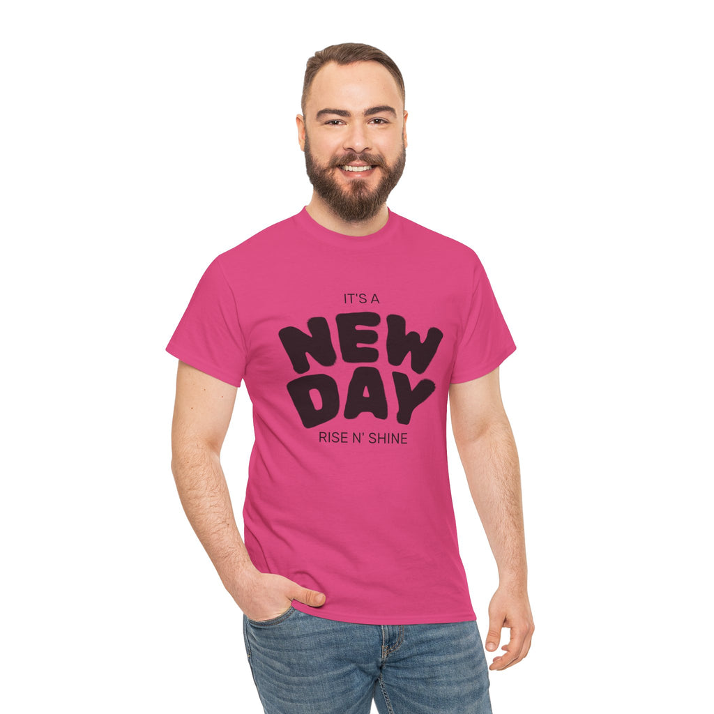 It's a New Day - Renewed And Restored Unisex Heavy Cotton Tee
