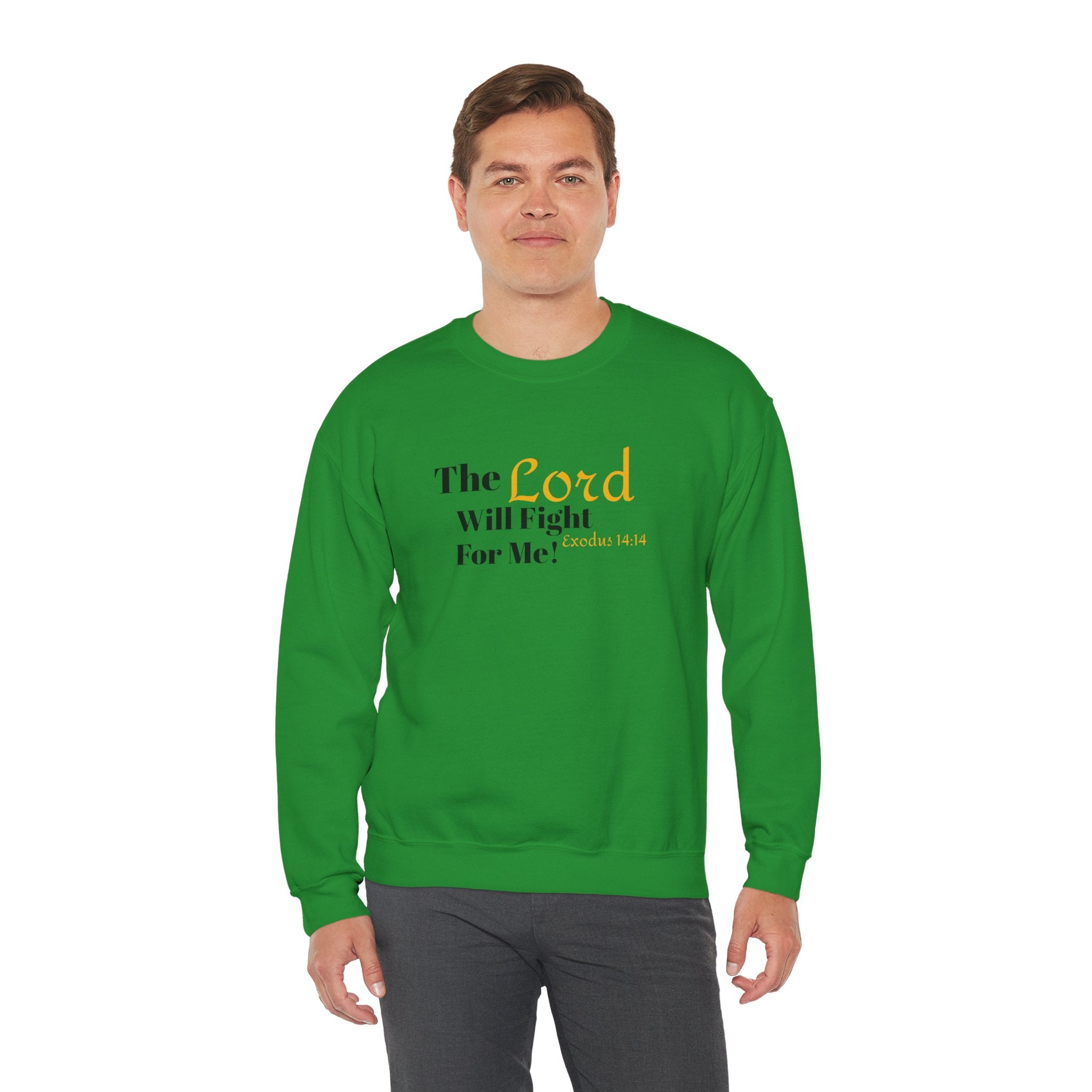 The Lord Will Fight For You Crewneck Sweatshirt