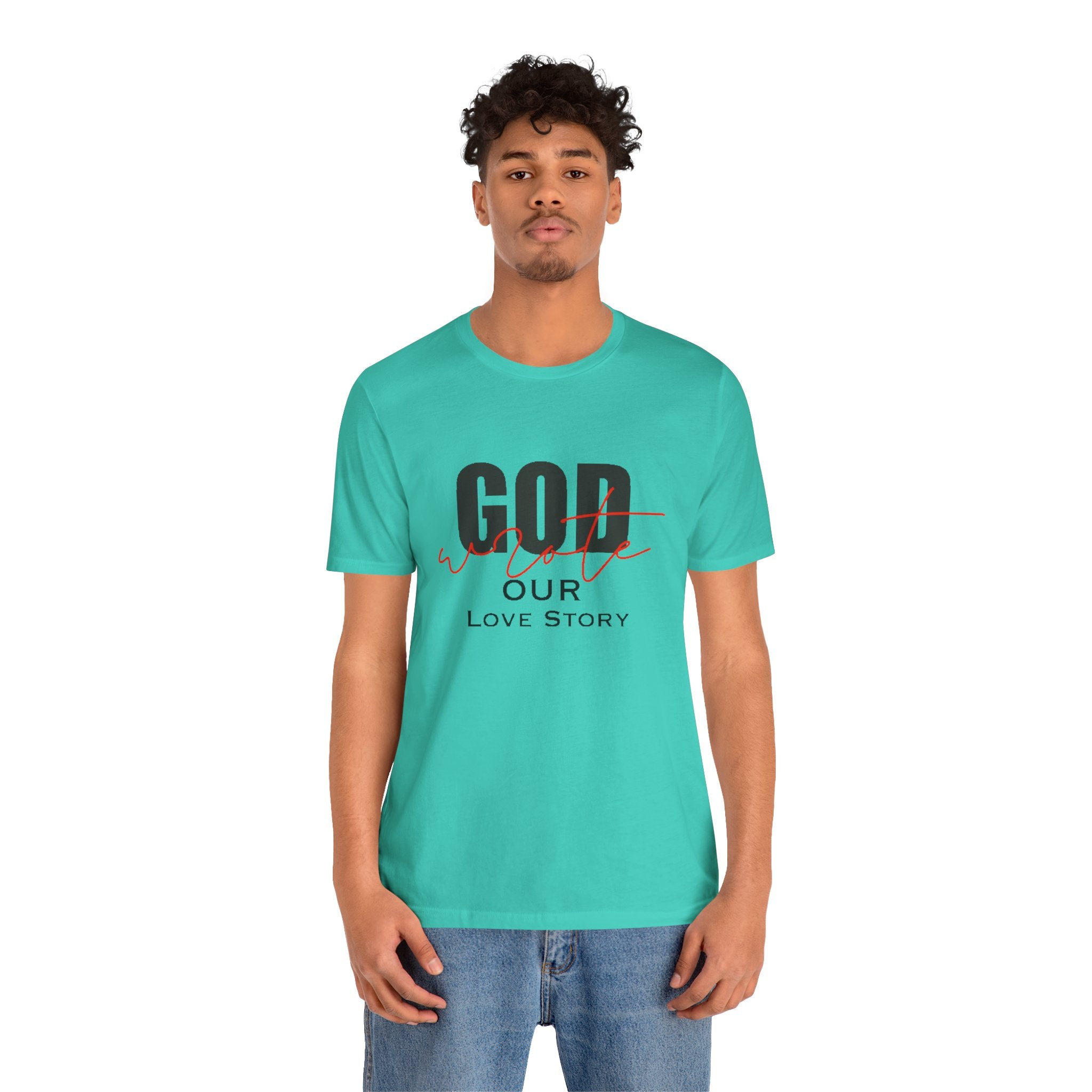 God Wrote Our Love Story Couple's T-Shirt