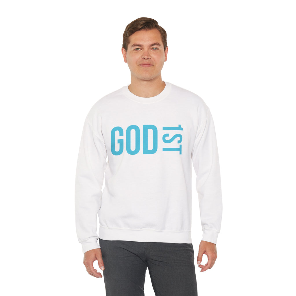 God 1st -Then Me Unisex Crewneck Sweatshirt