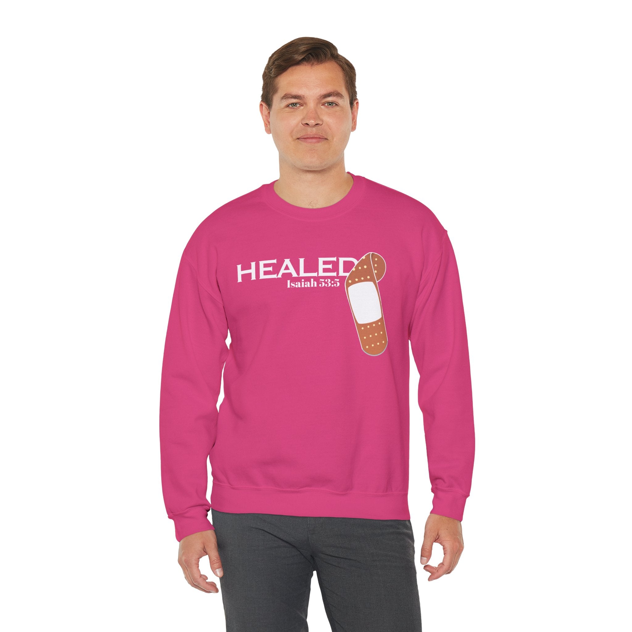 Healing Is Done- Isaiah 53:5 Unisex Sweatshirt