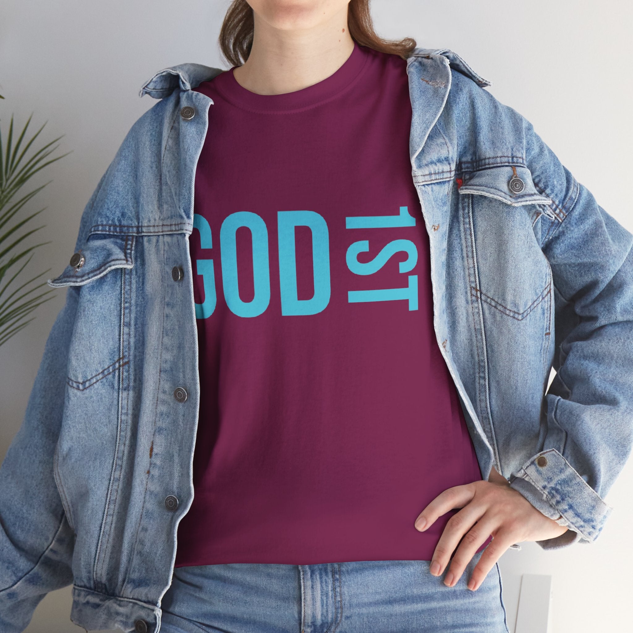 God 1st- Then Me Unisex Heavy Cotton Tee