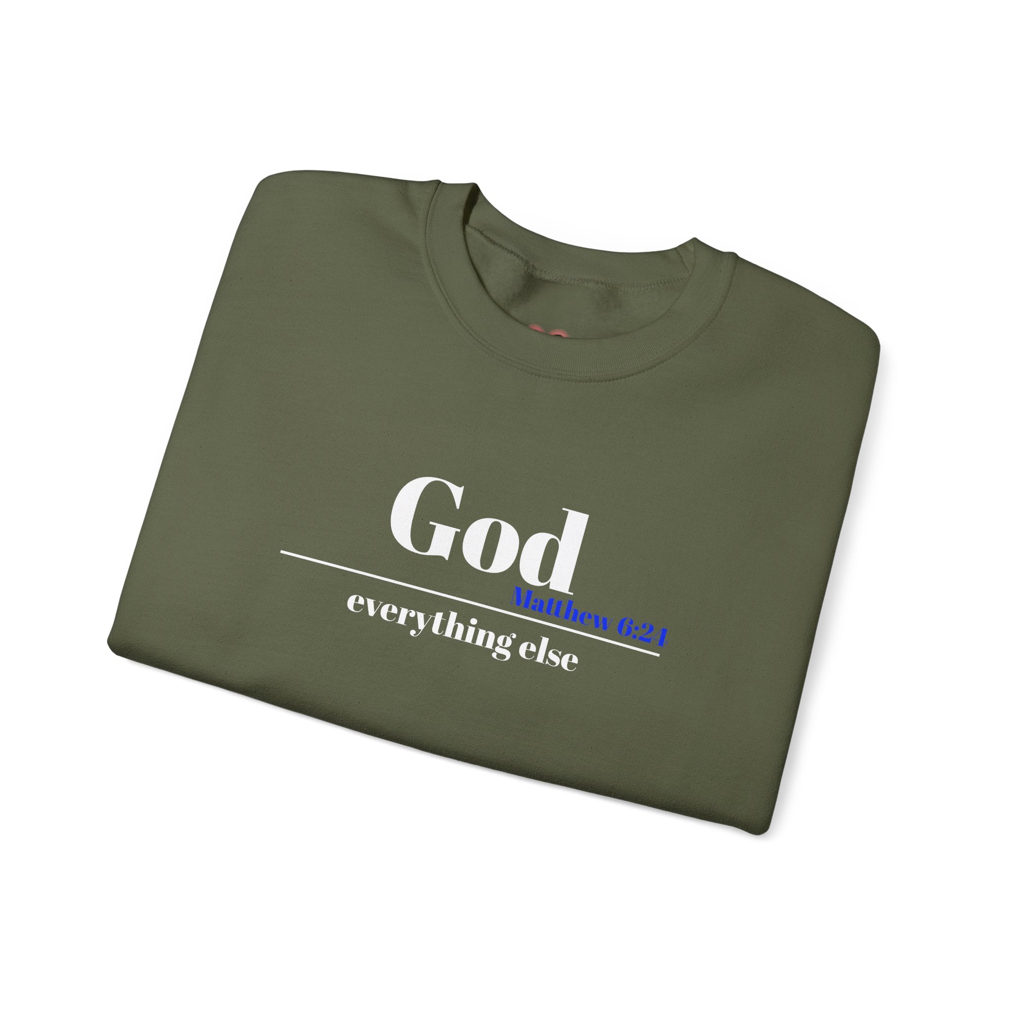God Then Everything Else Crewneck Sweatshirt