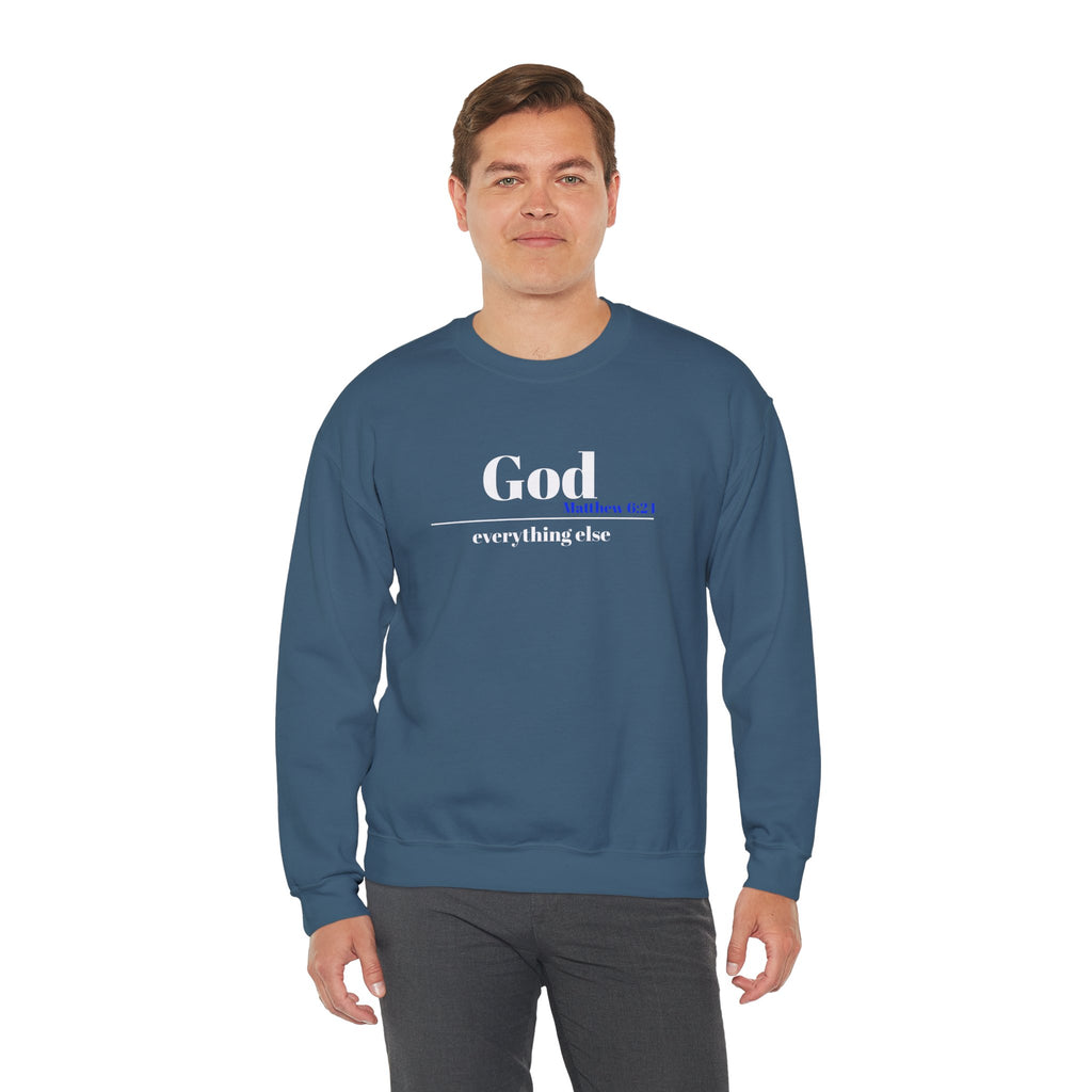 God Then Everything Else Crewneck Sweatshirt