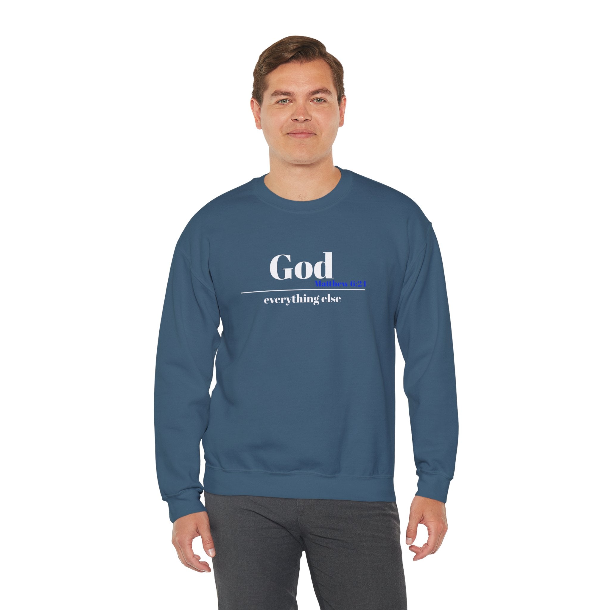 God Then Everything Else Crewneck Sweatshirt