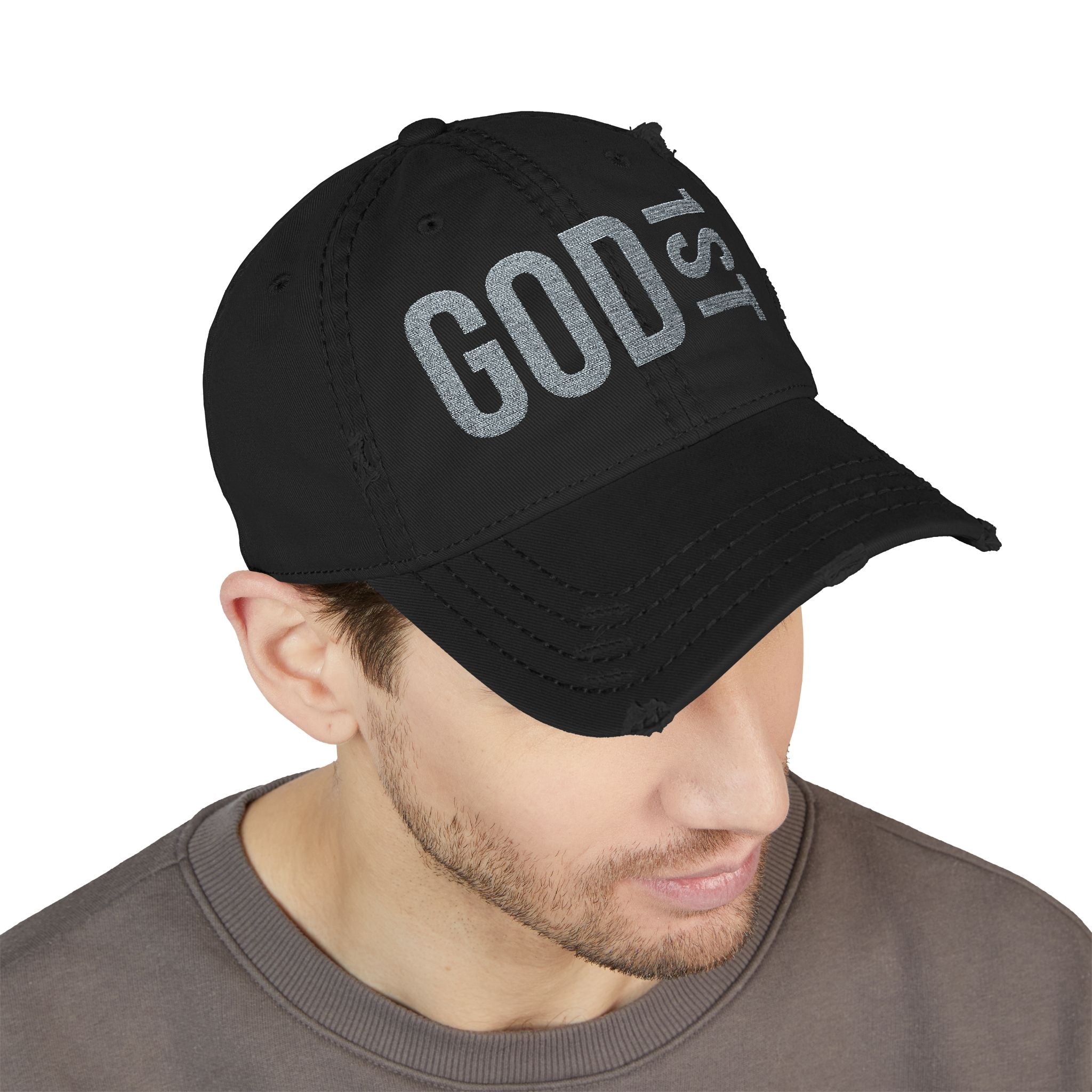 God 1st- Then Me Embroidery Hat