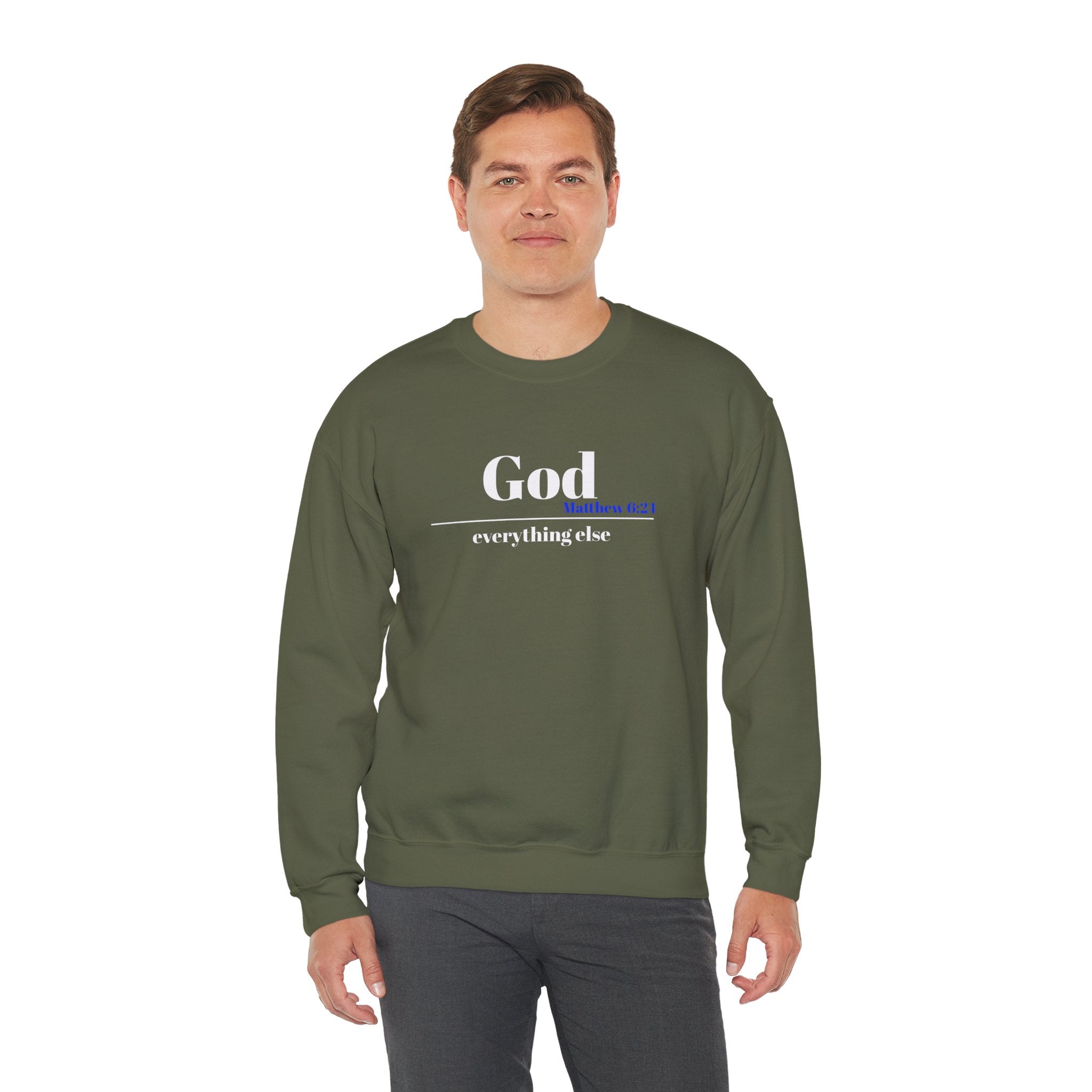 God Then Everything Else Crewneck Sweatshirt