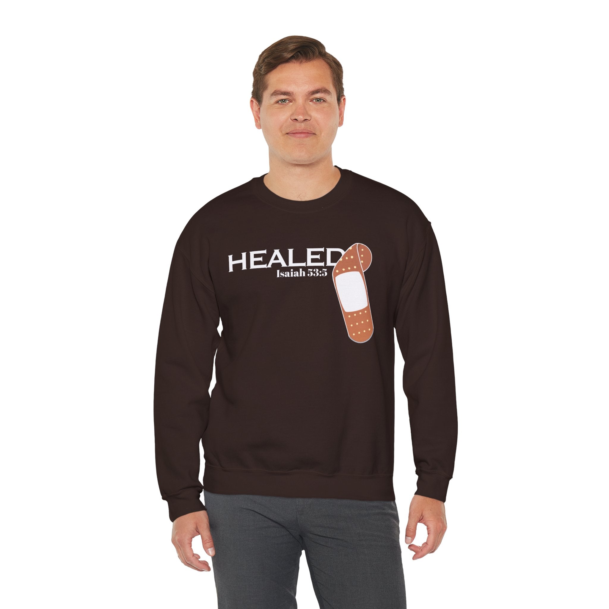 Healing Is Done- Isaiah 53:5 Unisex Sweatshirt
