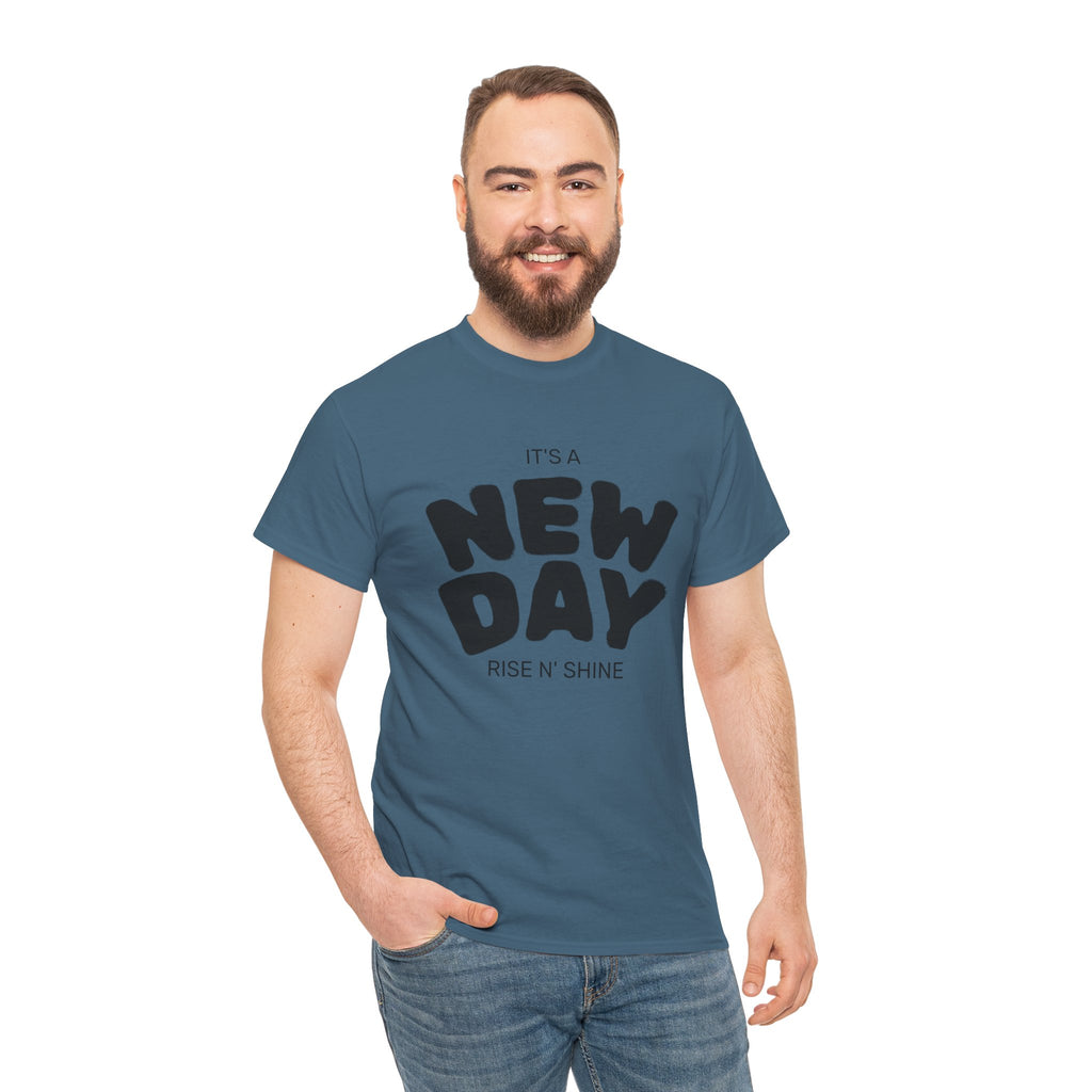 It's a New Day - Renewed And Restored Unisex Heavy Cotton Tee