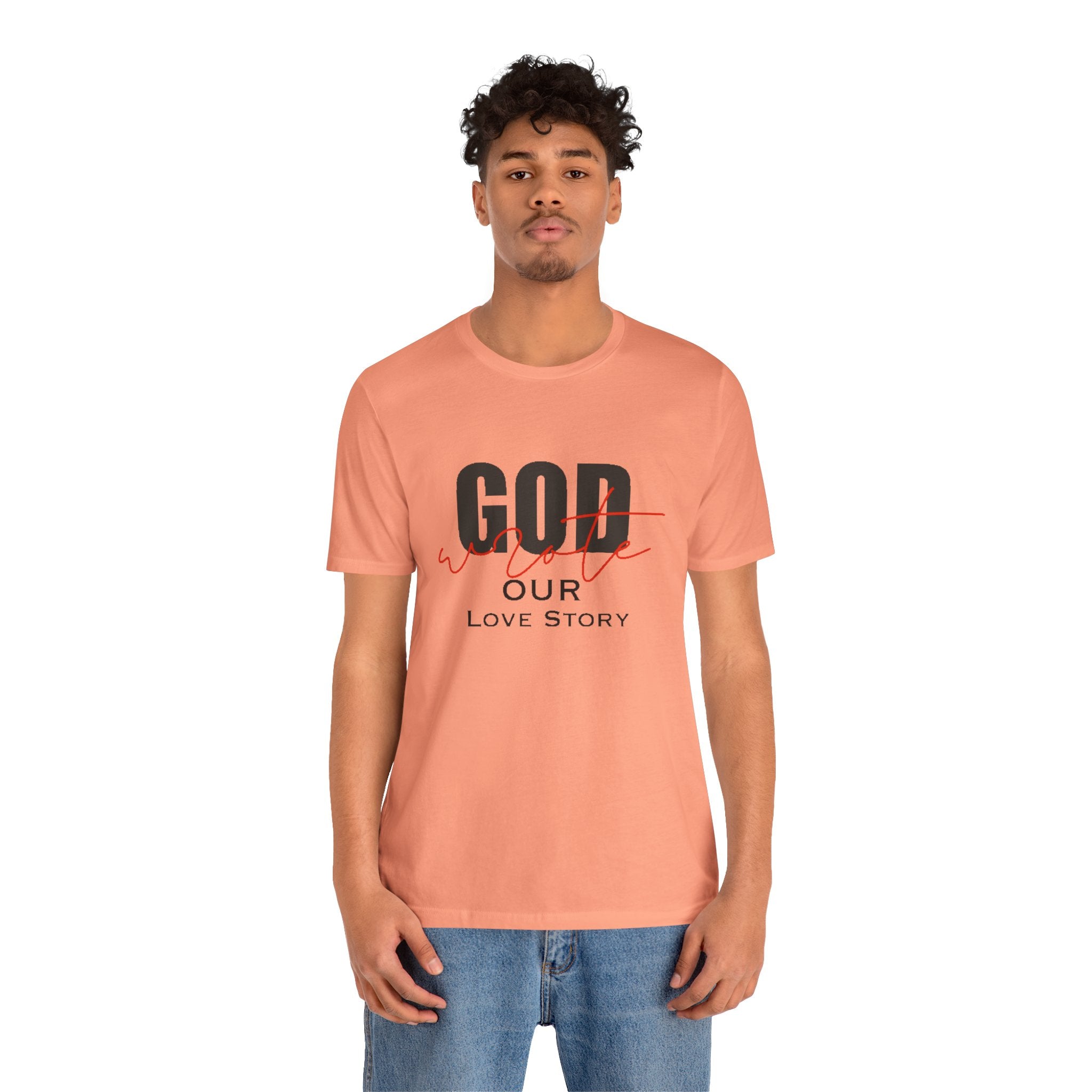 God Wrote Our Love Story Couple's T-Shirt