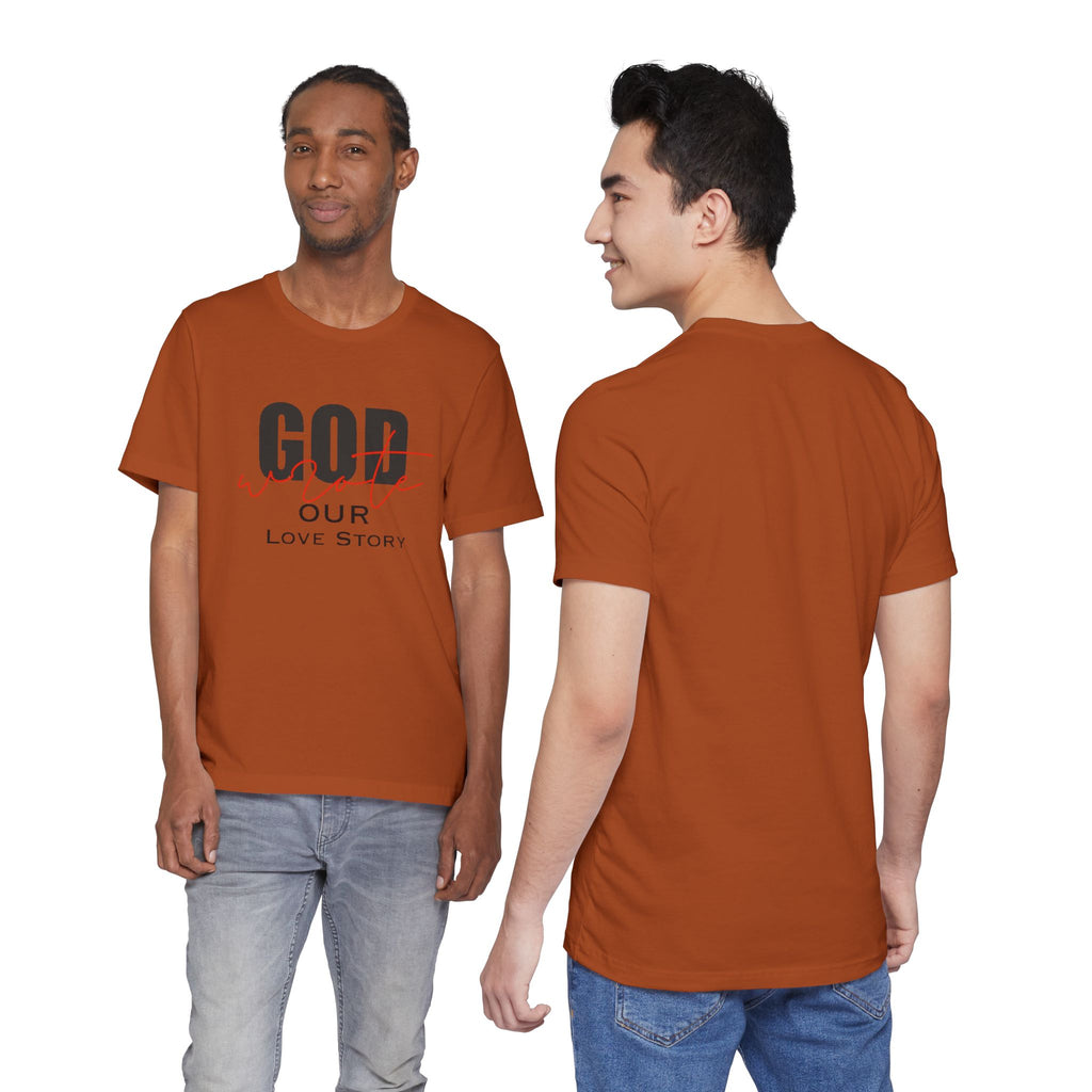 God Wrote Our Love Story Couple's T-Shirt