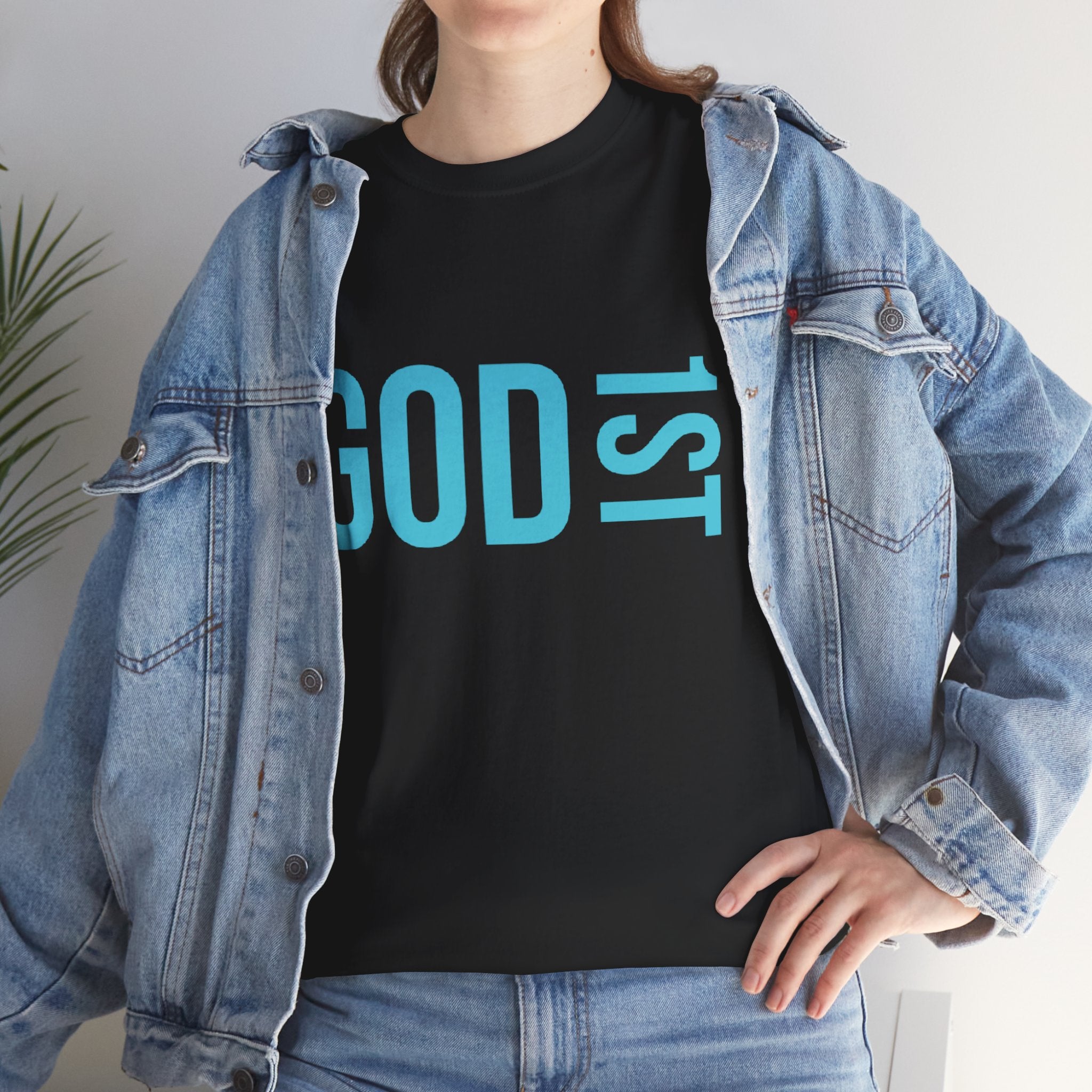 God 1st- Then Me Unisex Heavy Cotton Tee