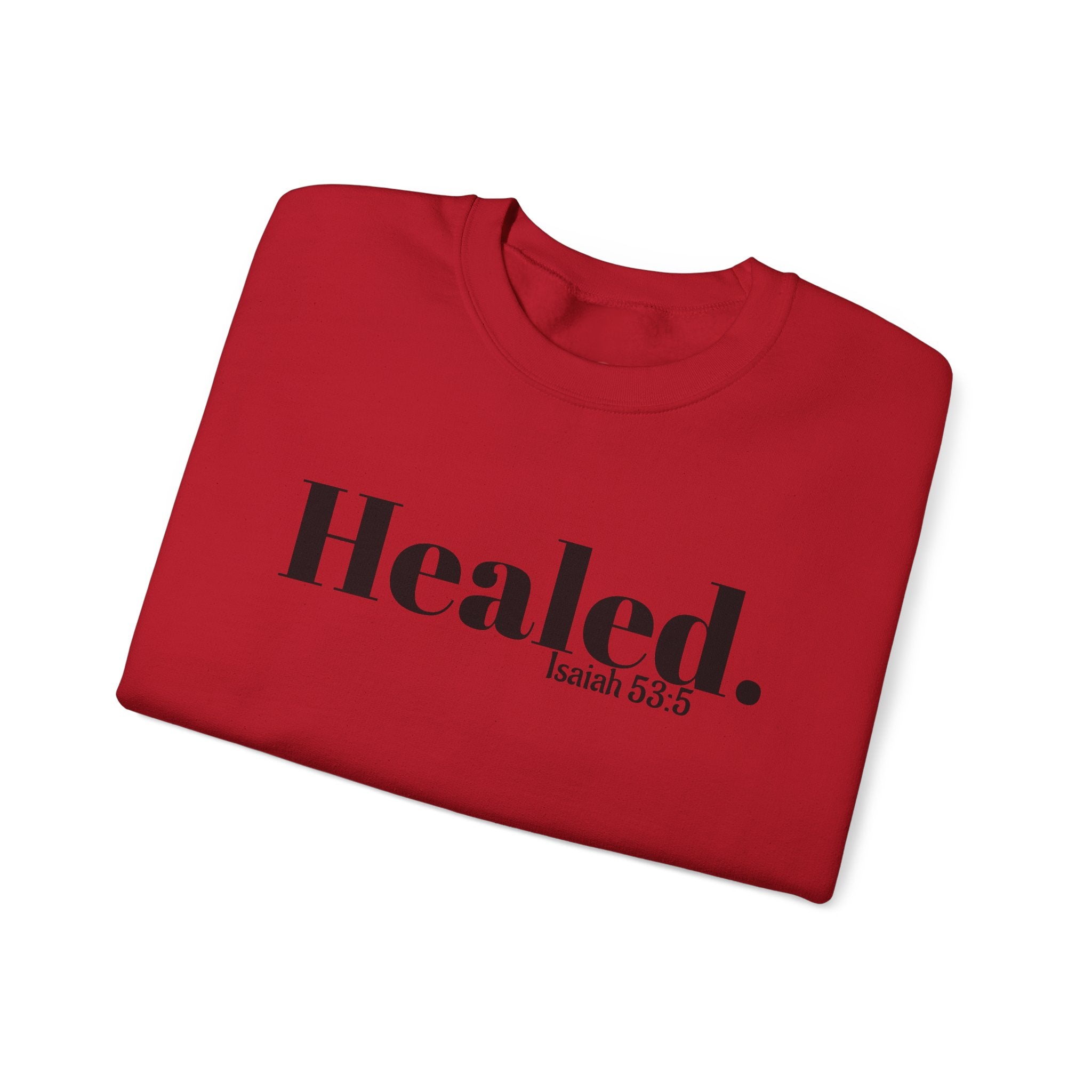 Healed. And Renewed Unisex Crewneck Sweatshirt