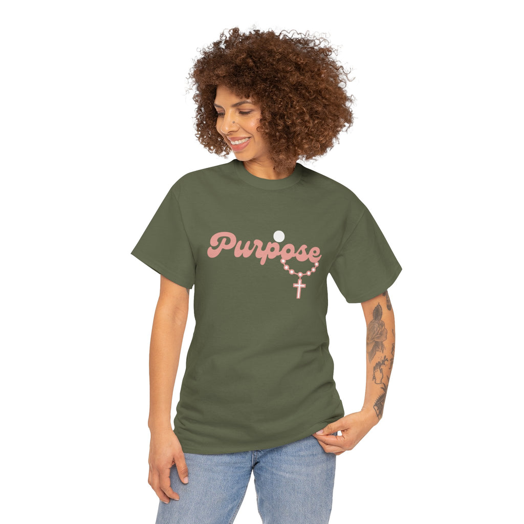 Walk In Purpose Unisex Heavy Cotton Tee