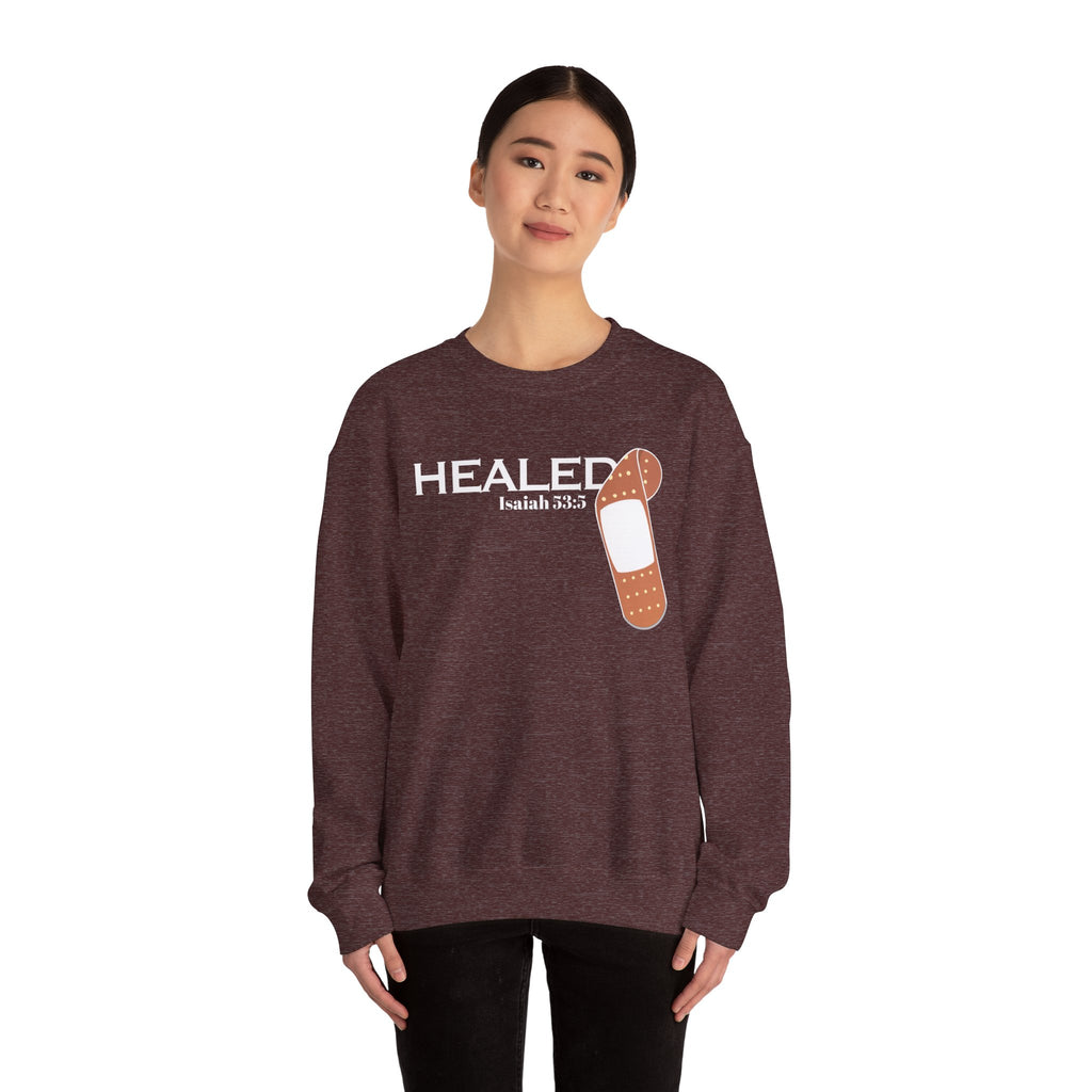 Healing Is Done- Isaiah 53:5 Unisex Sweatshirt