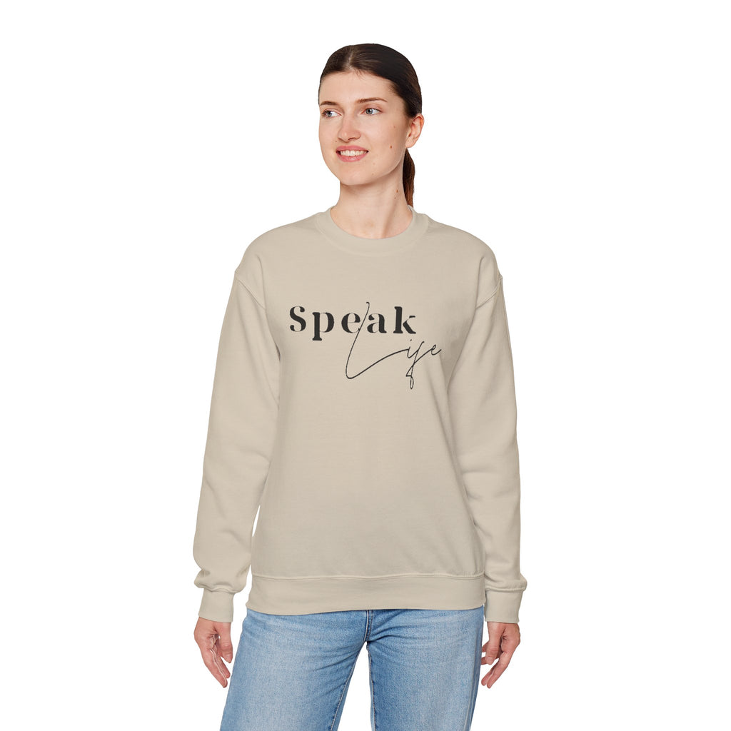 Speak Life Over Yourself Unisex Sweatshirt