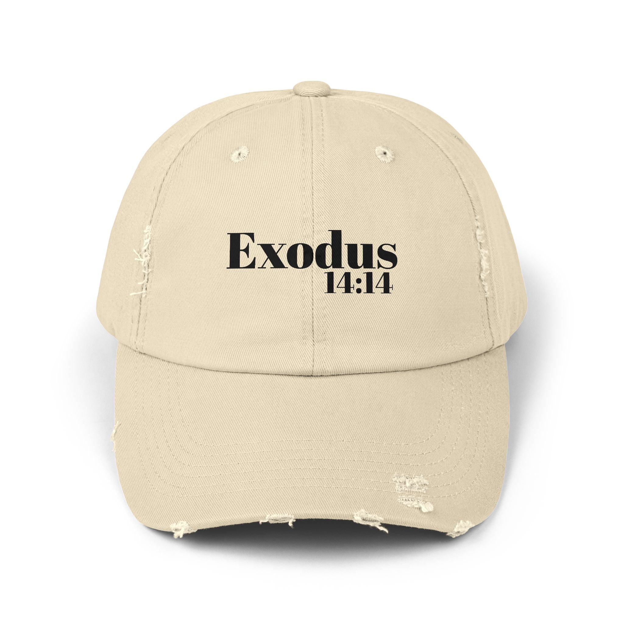 Exodus 14:14 God Will Fight For You Distressed Hat