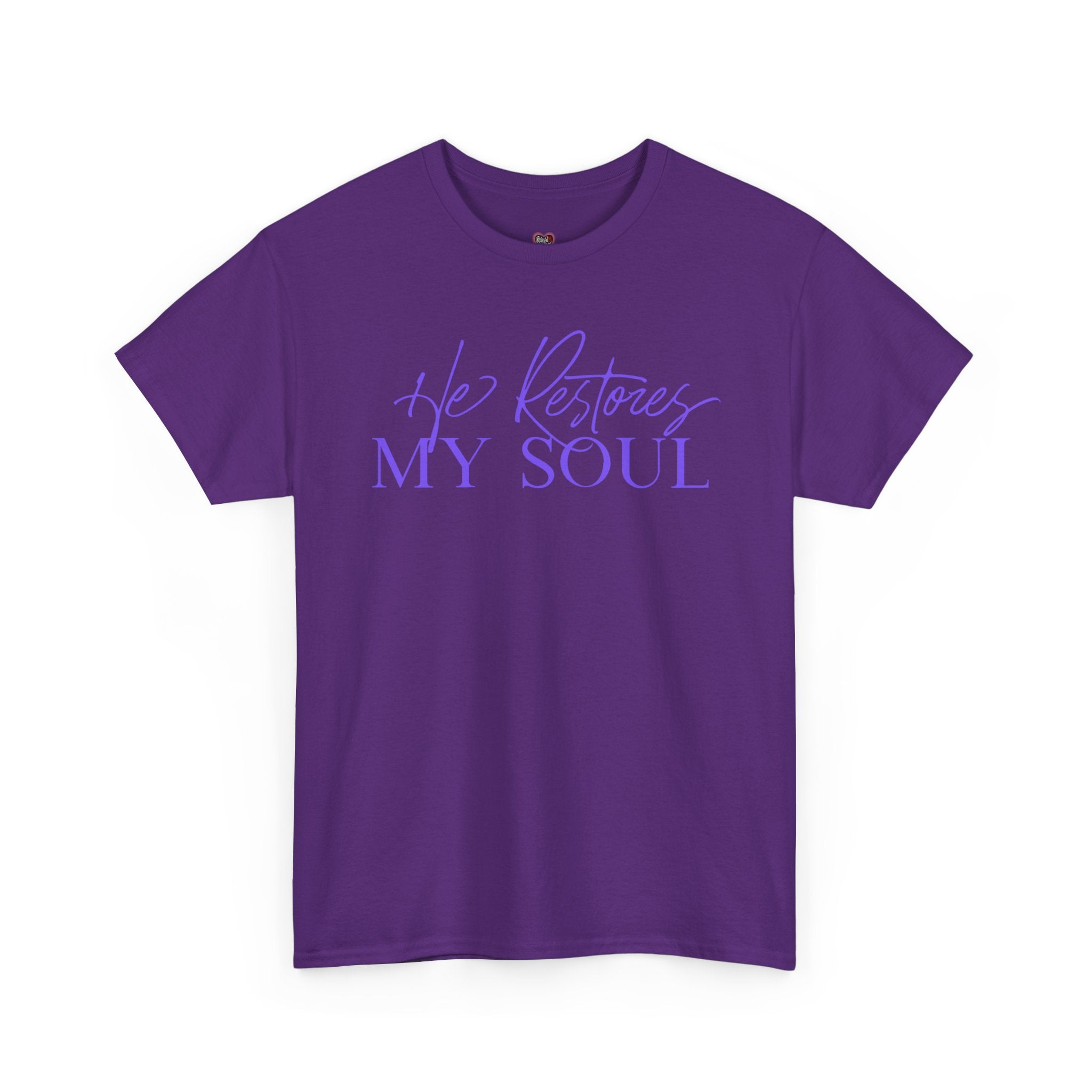 He Restores My Soul Faith T-Shirt