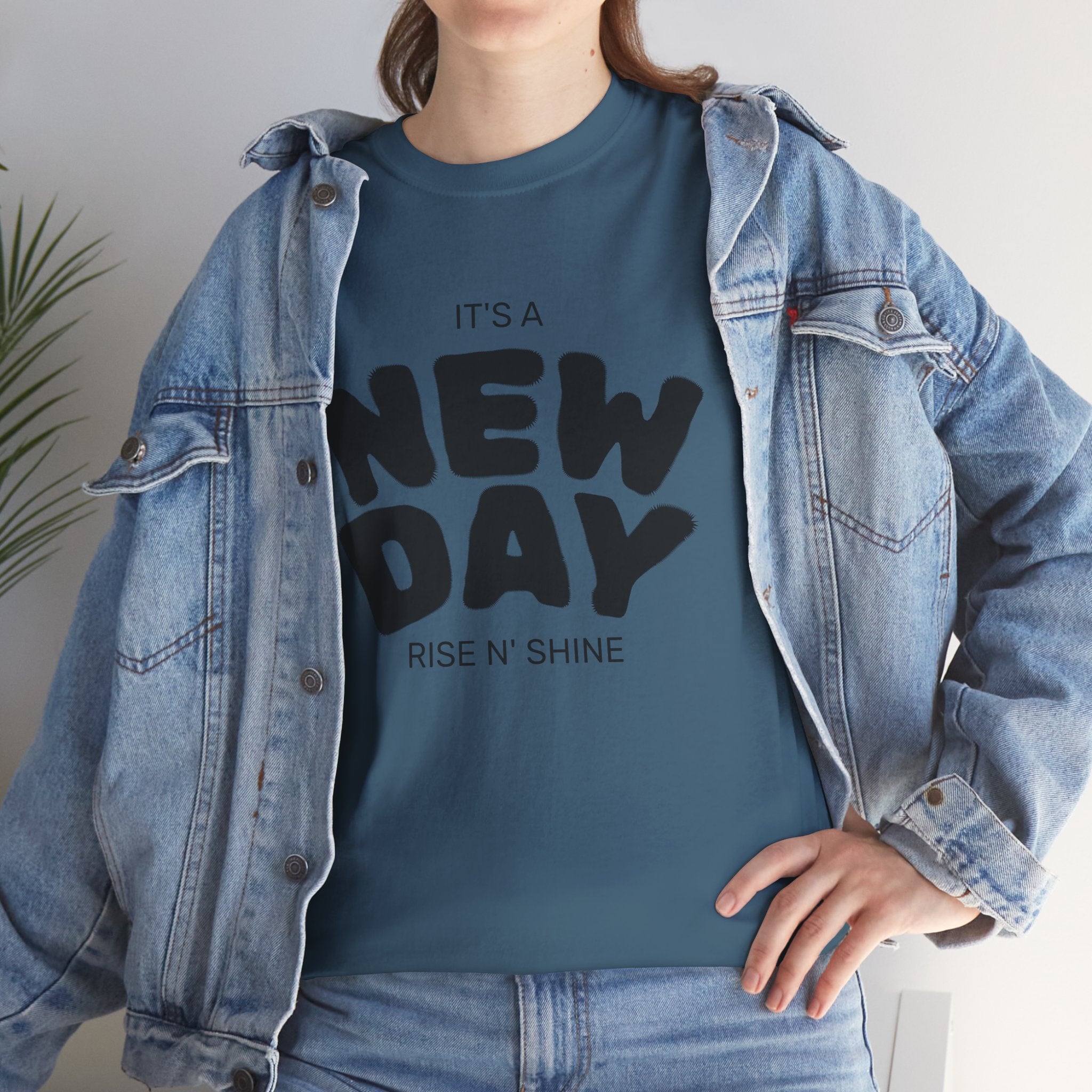 It's a New Day - Renewed And Restored Unisex Heavy Cotton Tee