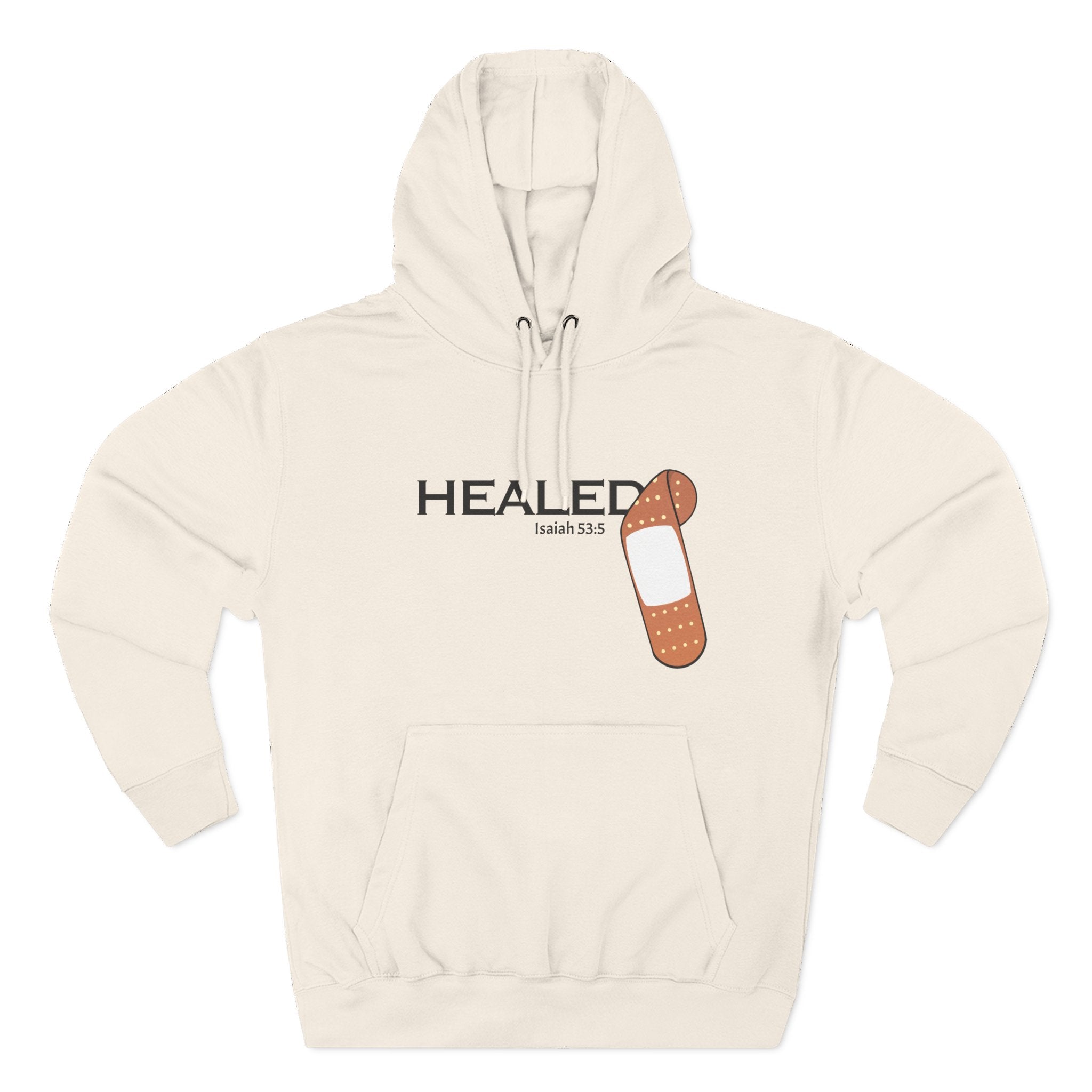 Healing Is Done - Isaiah 53:5 Unisex Fleece Hoodie
