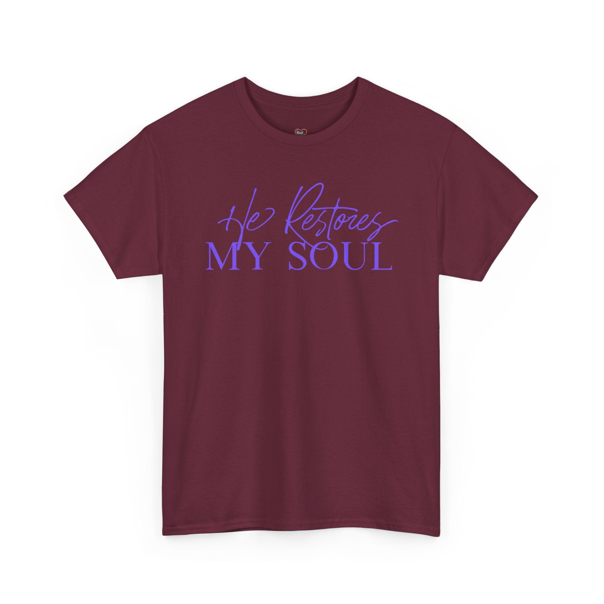 He Restores My Soul Faith T-Shirt