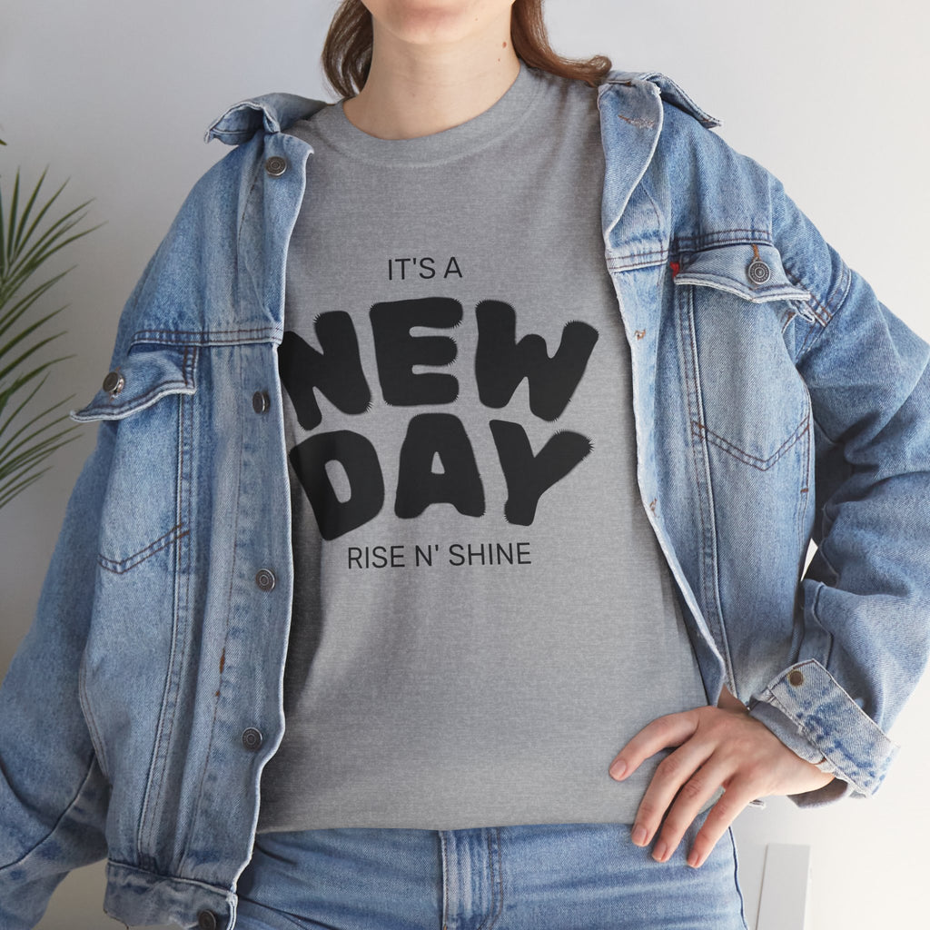 It's a New Day - Renewed And Restored Unisex Heavy Cotton Tee