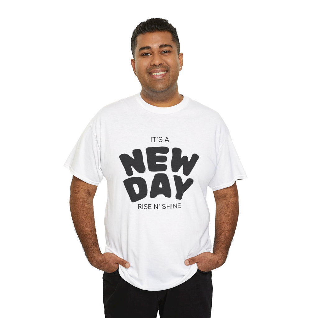 It's a New Day - Renewed And Restored Unisex Heavy Cotton Tee