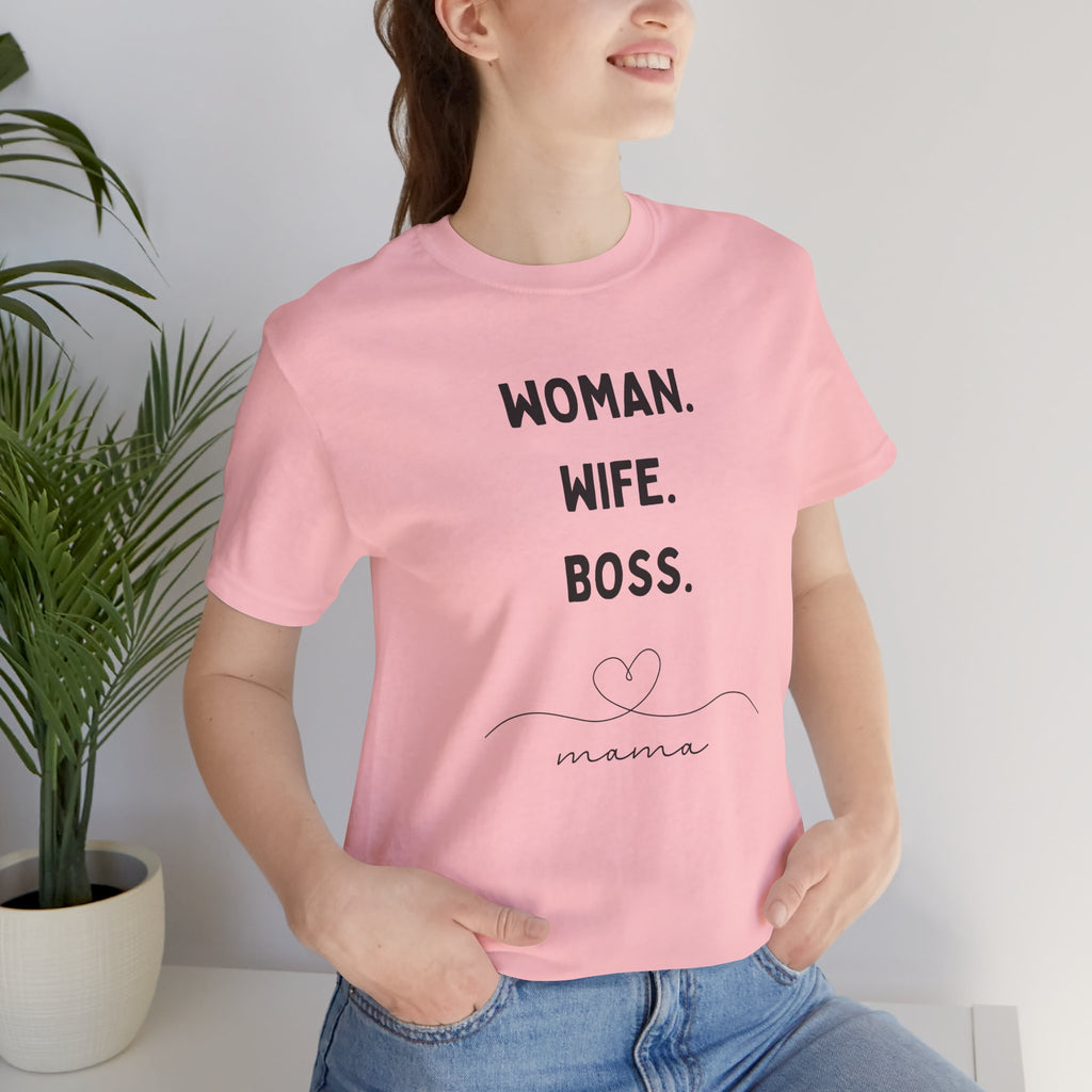 God-Fearing  Woman. Wife. Boss. Mama. Empowered Tee