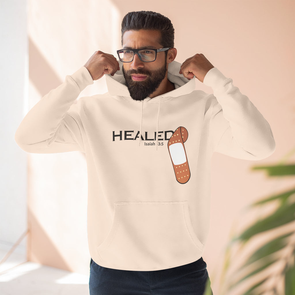 Healing Is Done - Isaiah 53:5 Unisex Fleece Hoodie