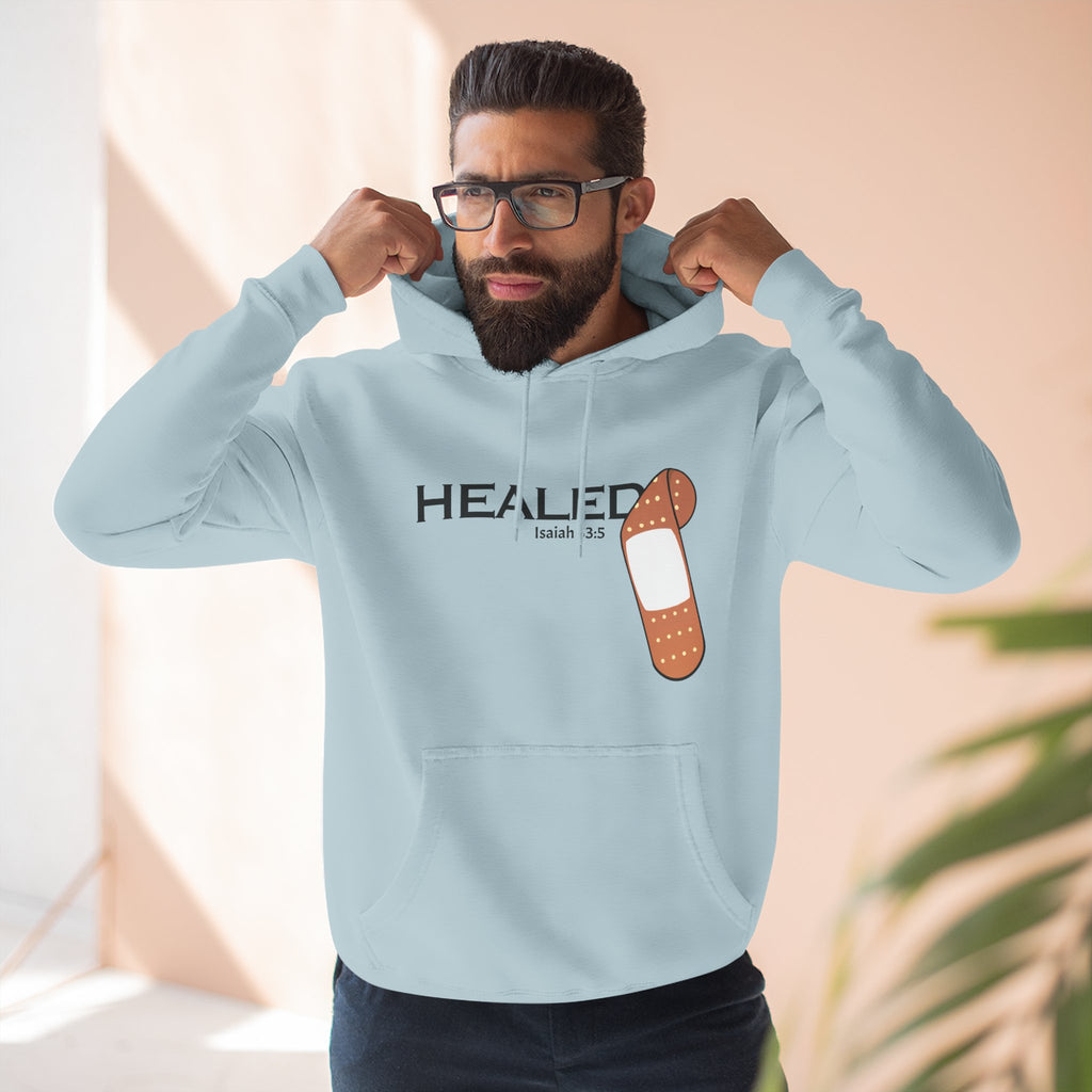 Healing Is Done - Isaiah 53:5 Unisex Fleece Hoodie