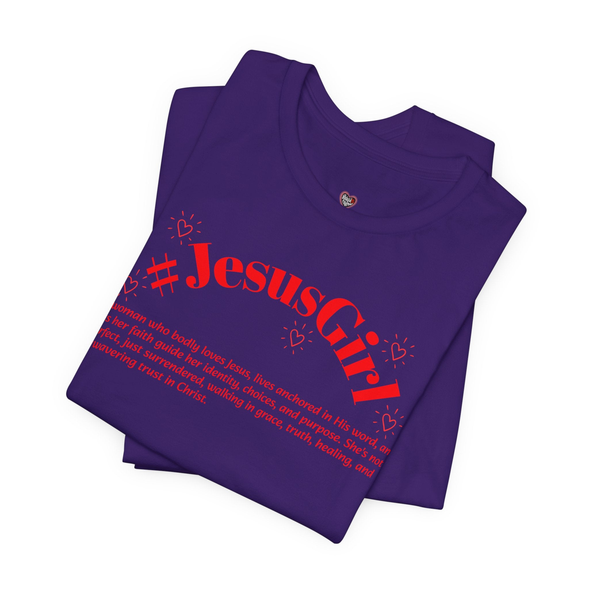 Jesus Girl Definition T-Shirt — #JesusGirl Faith Tee