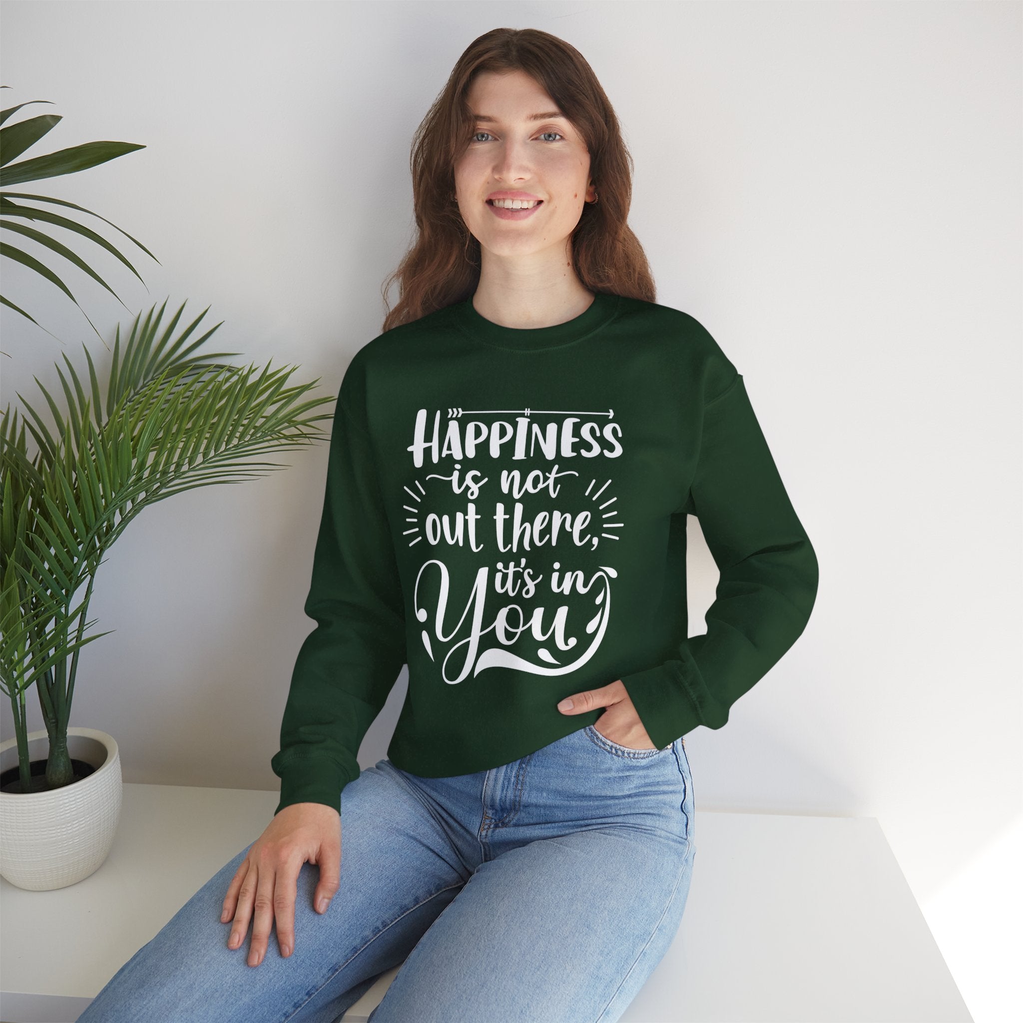 Happiness Is In You Crewneck Sweatshirt
