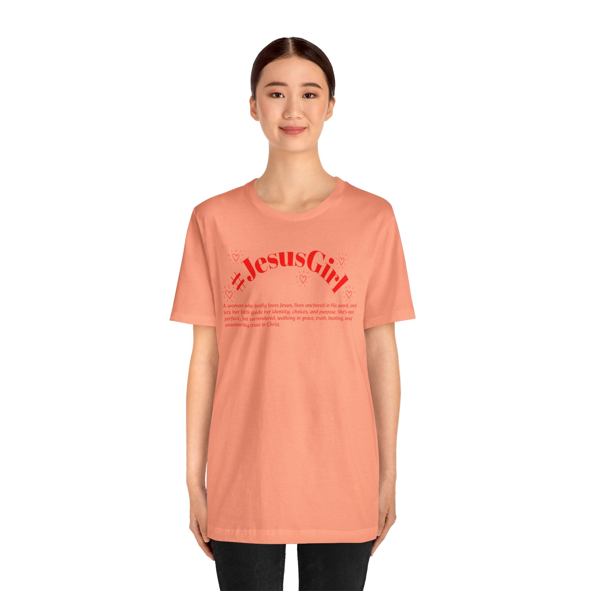 Jesus Girl Definition T-Shirt — #JesusGirl Faith Tee