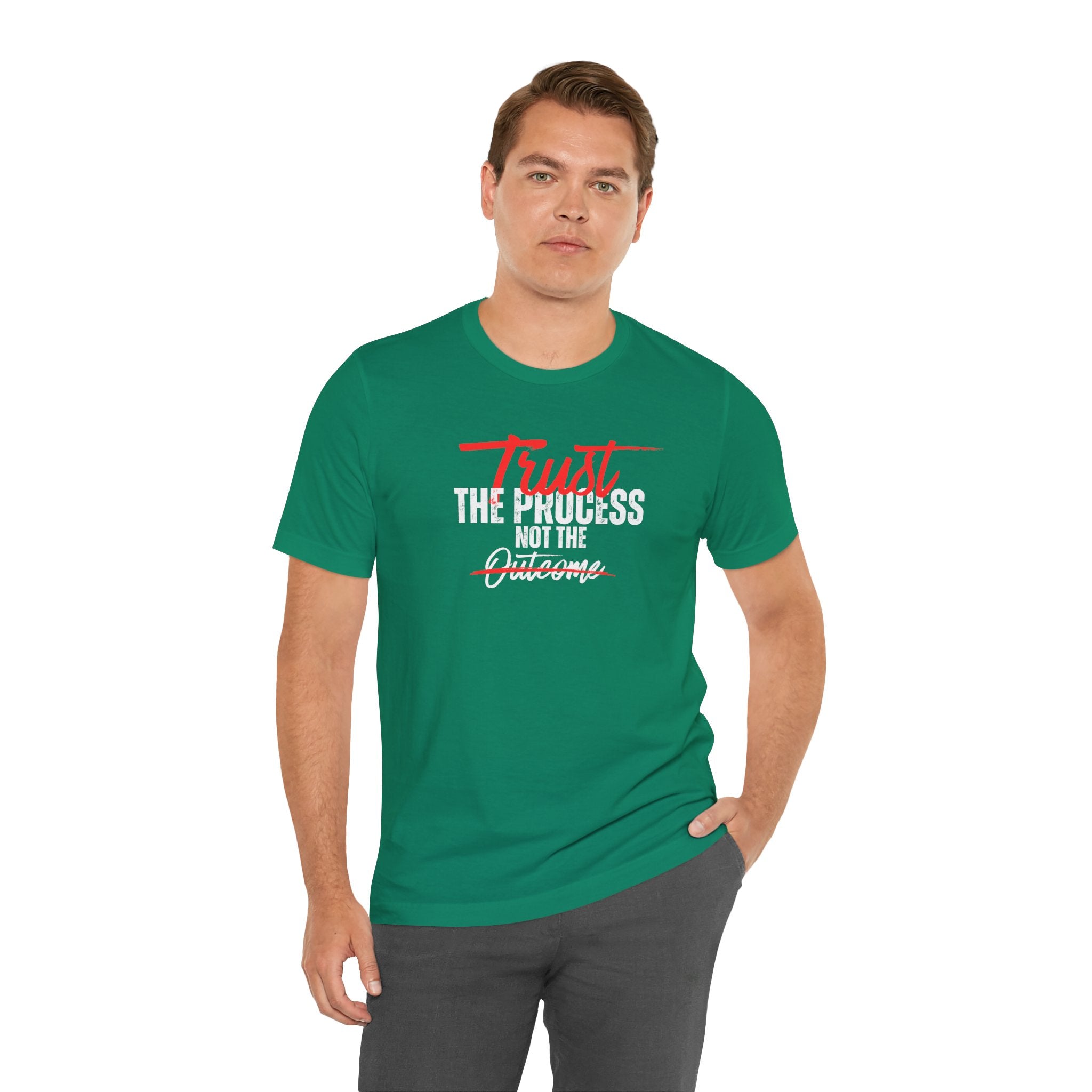Trust The Process Not The Outcome Motivational T‑Shirt