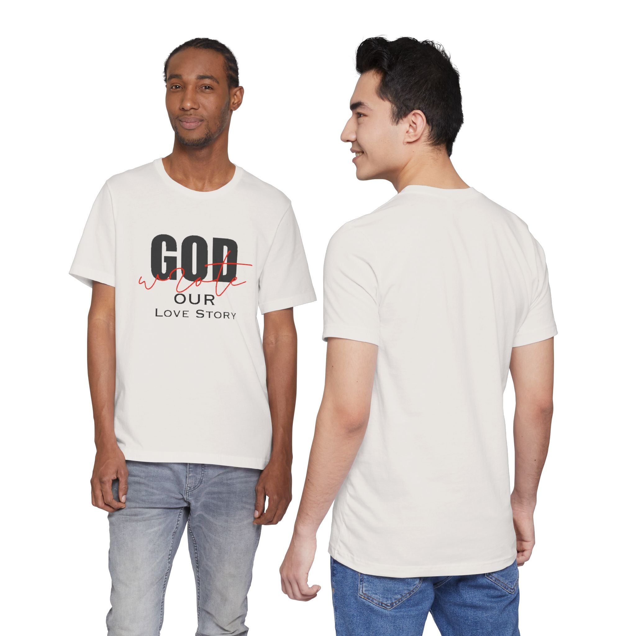 God Wrote Our Love Story Couple's T-Shirt