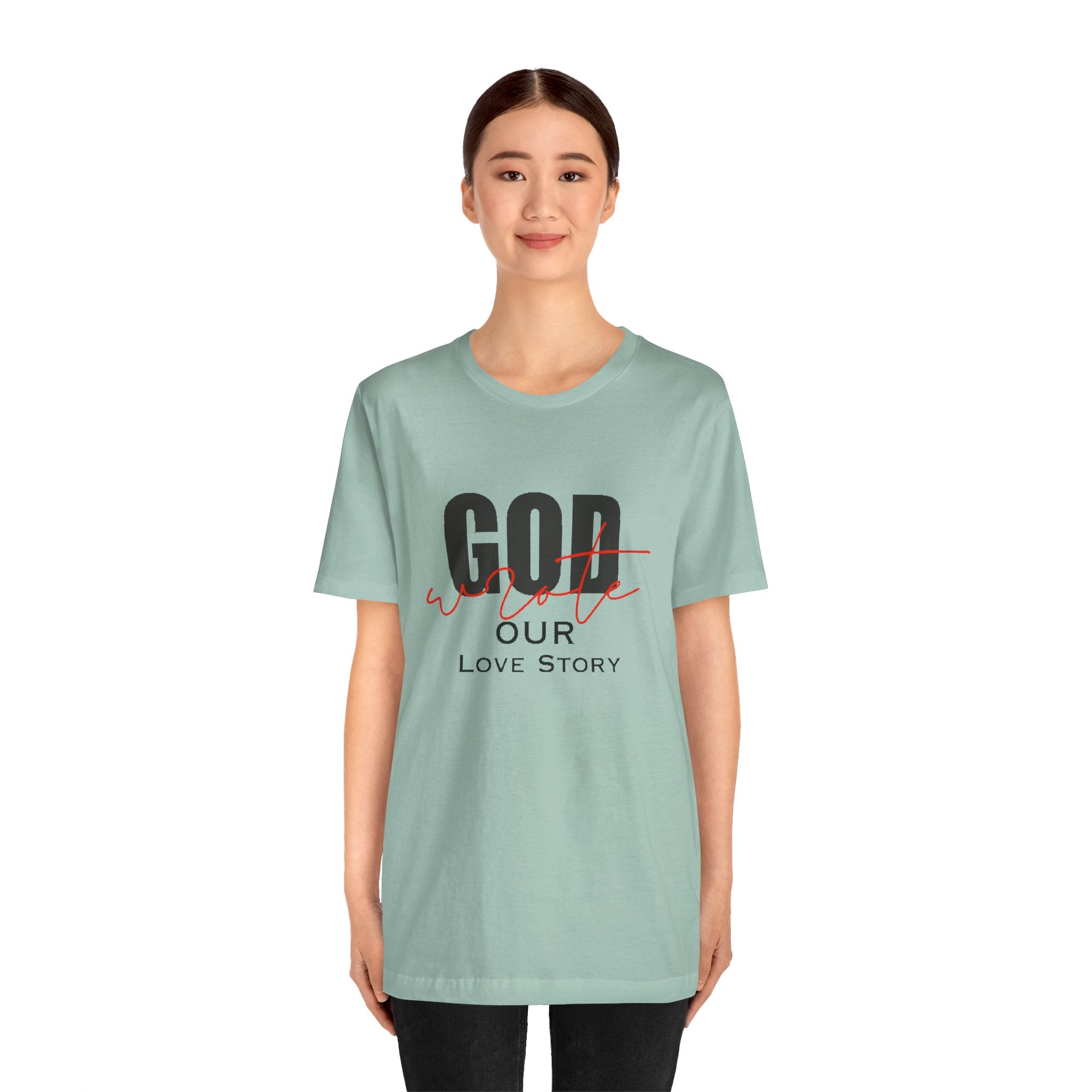God Wrote Our Love Story Couple's T-Shirt
