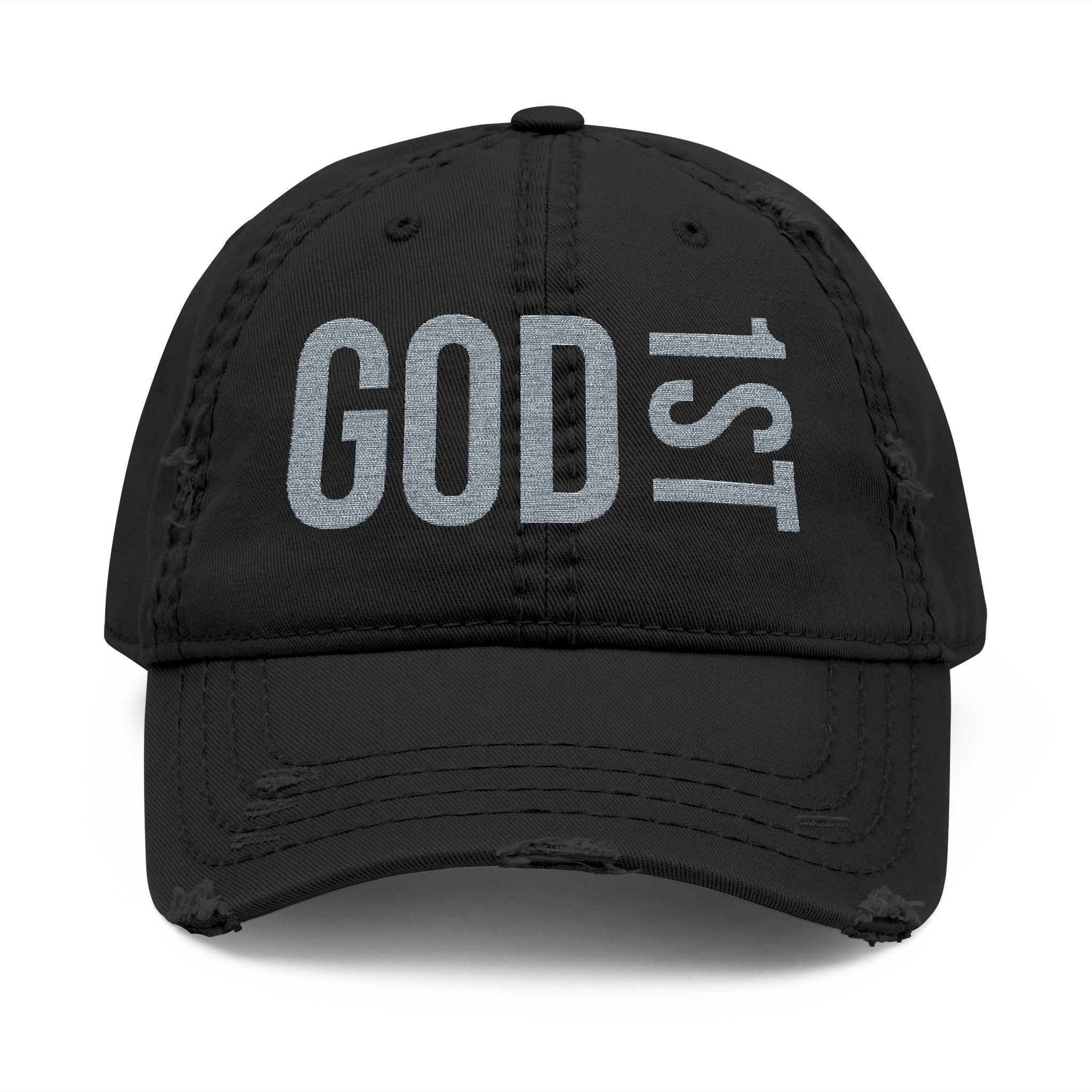 God 1st- Then Me Embroidery Hat