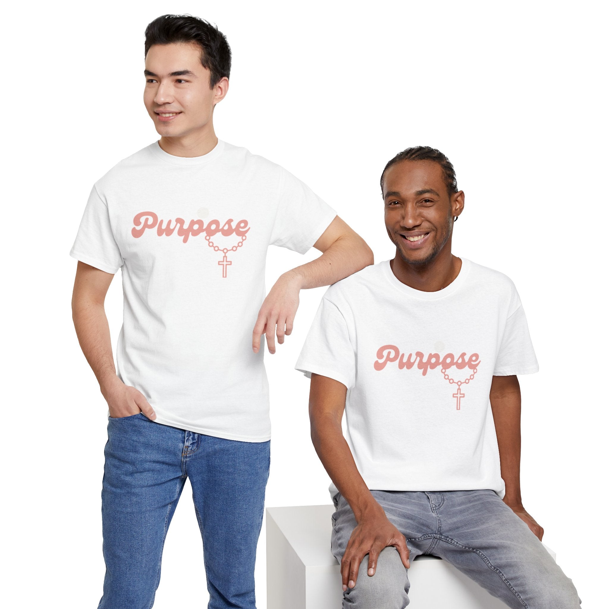 Walk In Purpose Unisex Heavy Cotton Tee