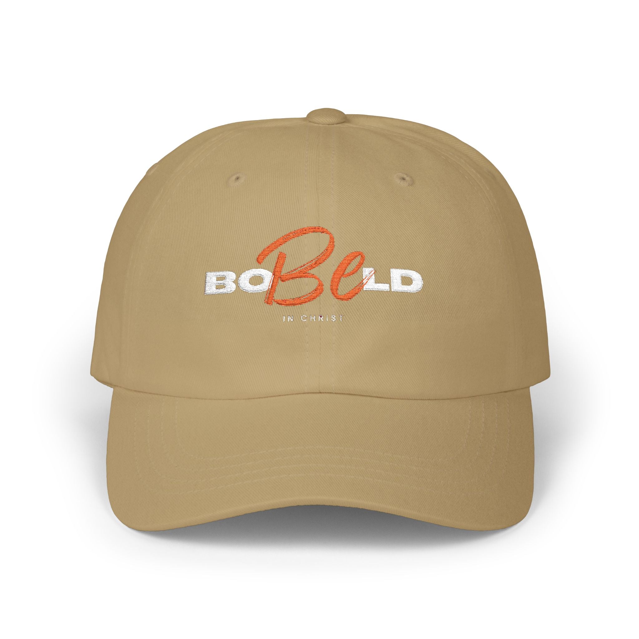 Be Bold In Christ Distressed Embroidered Hat