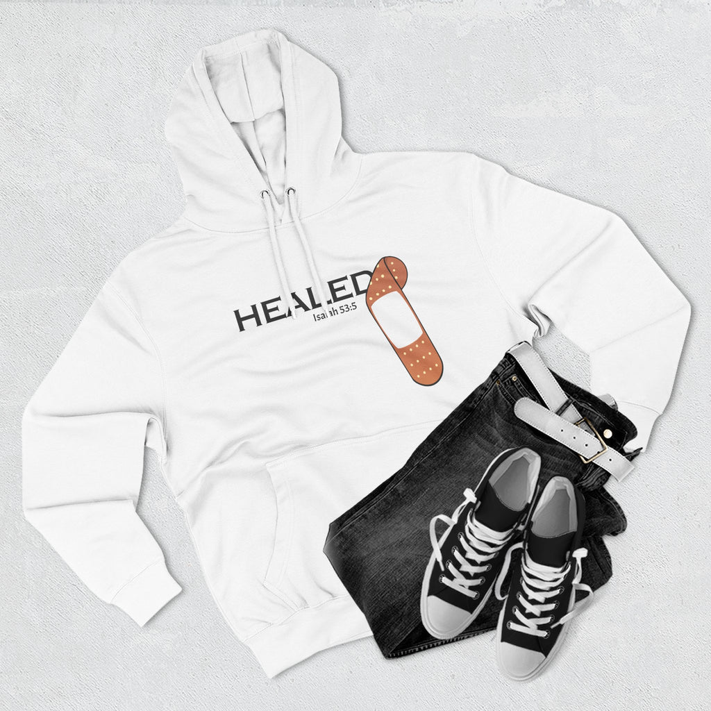 Healing Is Done - Isaiah 53:5 Unisex Fleece Hoodie