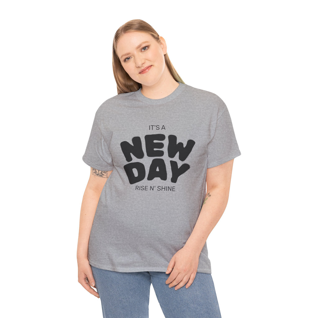It's a New Day - Renewed And Restored Unisex Heavy Cotton Tee