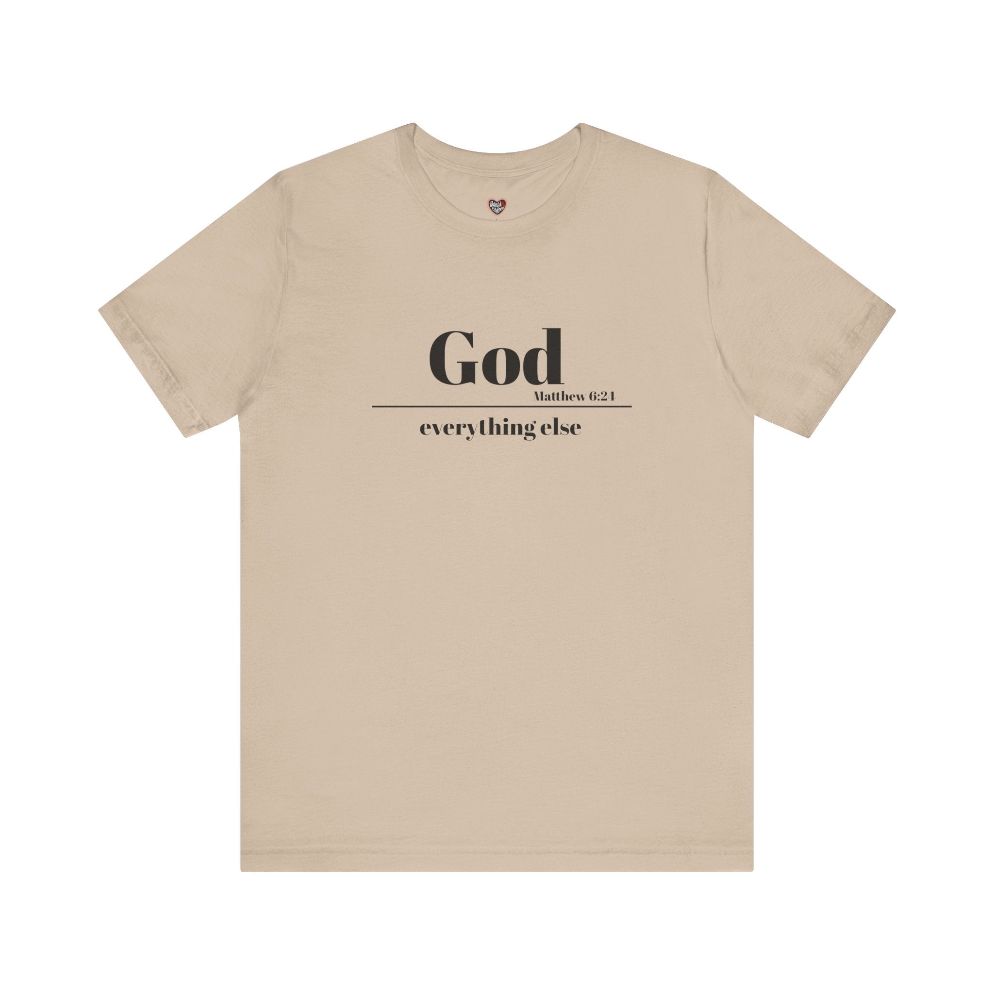 God Then Everything Else Jersey Unisex Tee